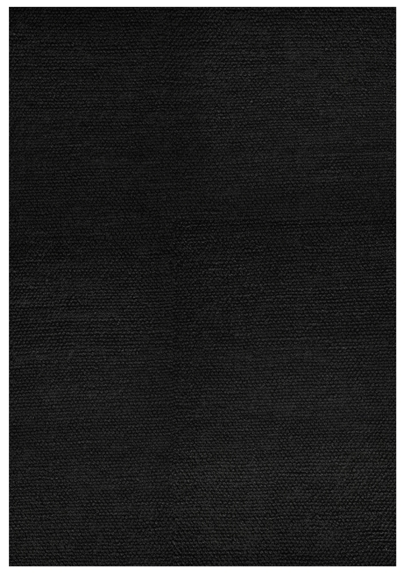 Hemp Hand Woven Rug: Black Loop – Jute Hand Woven handmade carpet by Ajaypee Carpets