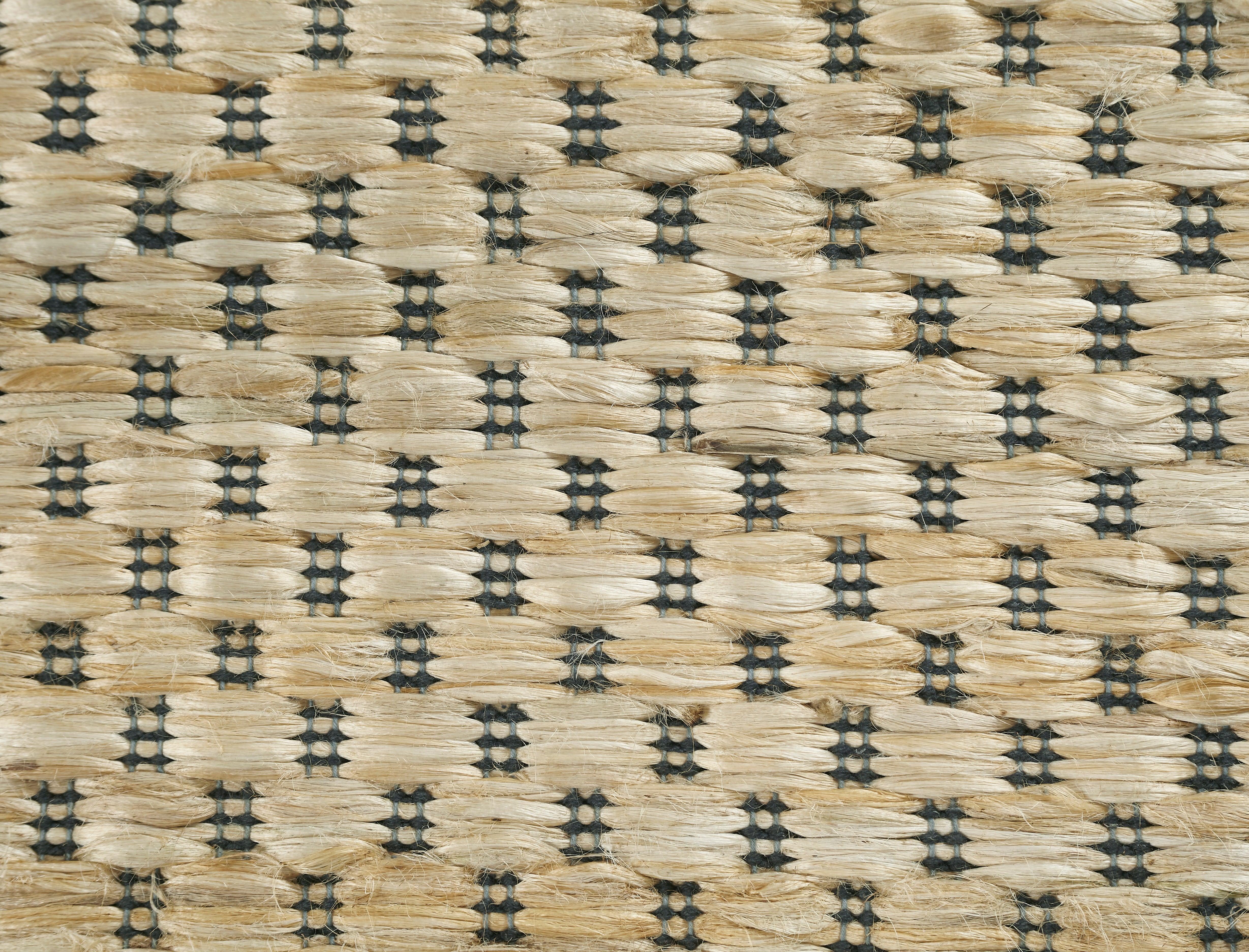 Hemp Hand Woven Rug Monte Natural - Jute - Flatweave - Ajaypee Carpets (Thumbnail 5)