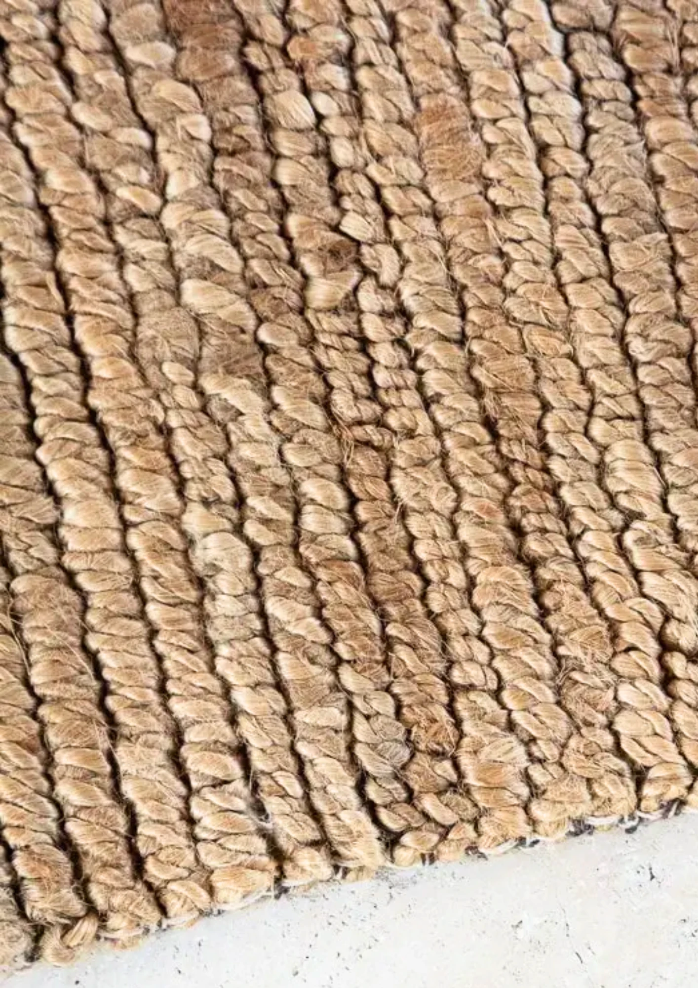 Hemp Handknotted Carpet   Loop Natural - Jute - Hand Knotted - Ajaypee Carpets (Thumbnail 2)