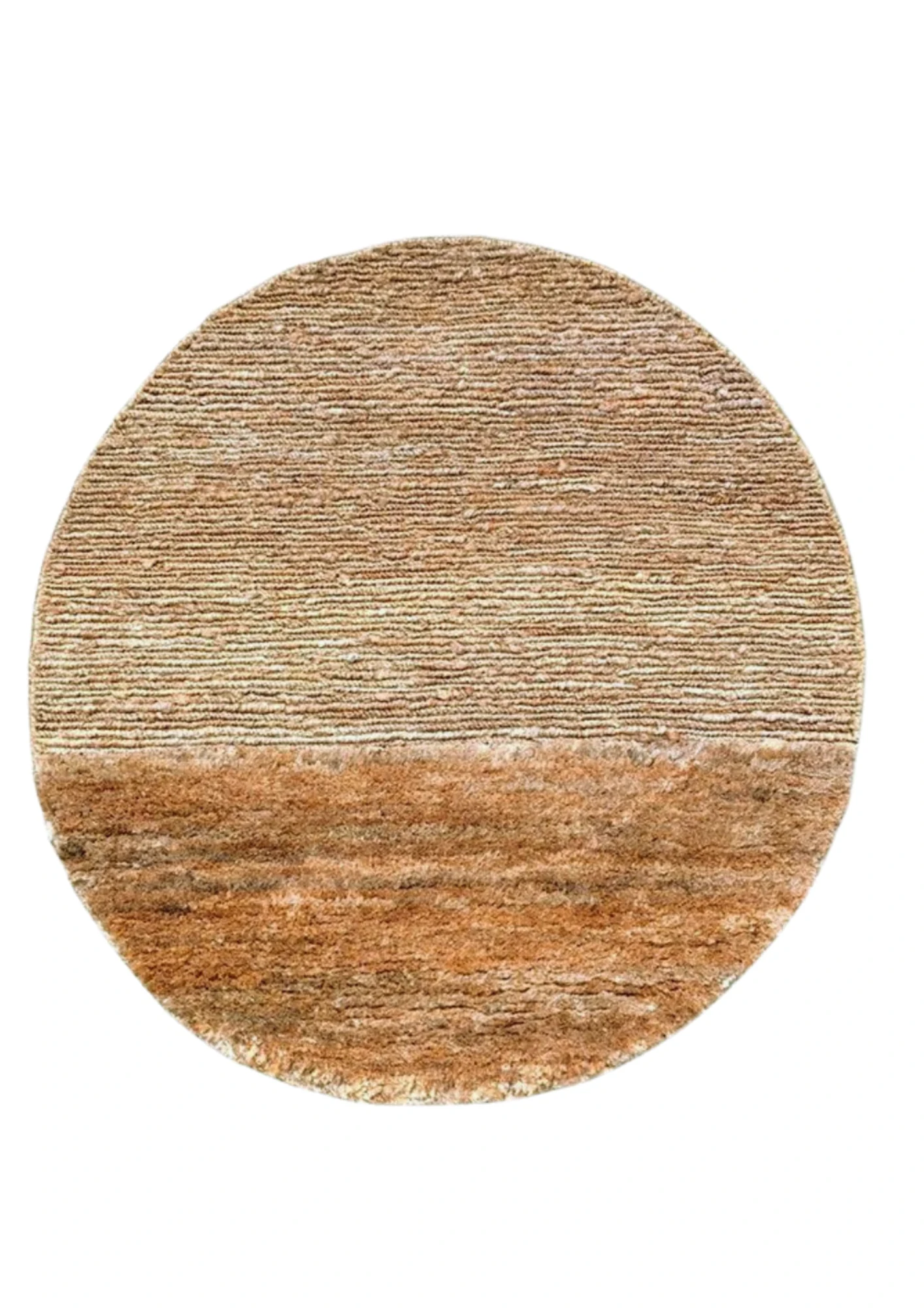 Hemp Handmade Round : Textura - Jute - Hand Woven - Ajaypee Carpets (View 1)