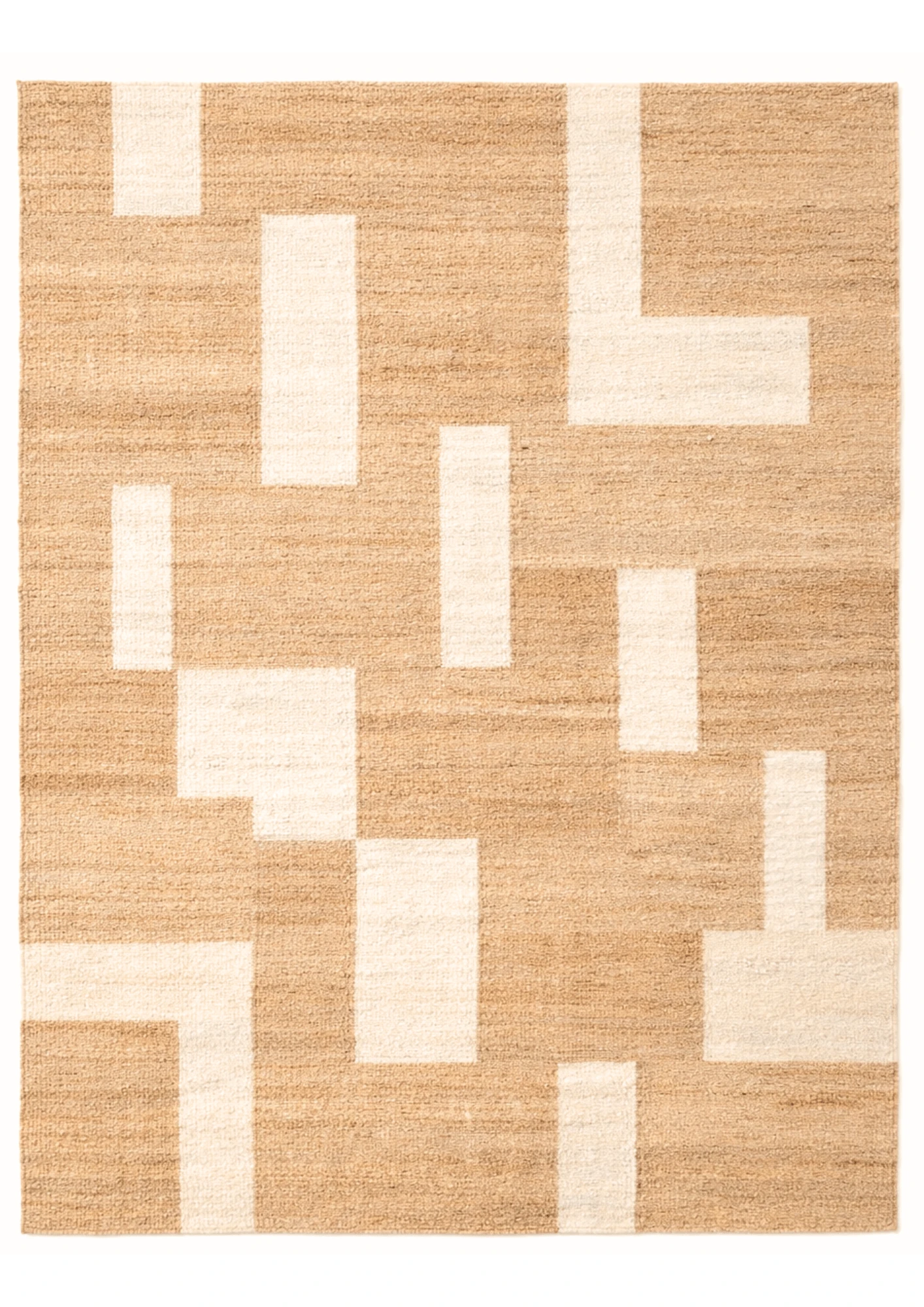 Hemp Handwoven Panja Rug  Oat Mosaic – Jute Hand Woven handmade carpet by Ajaypee Carpets