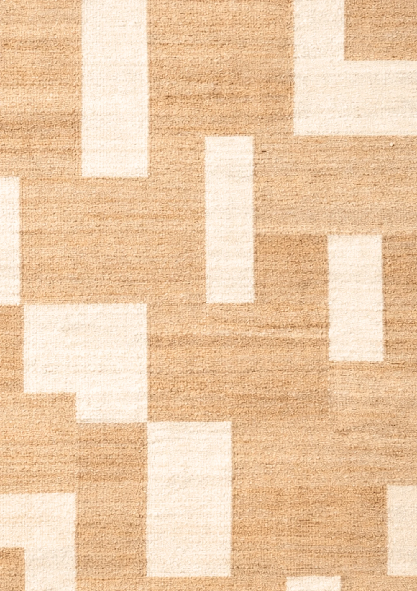 Hemp Handwoven Panja Rug  Oat Mosaic - Jute - Hand Woven - Ajaypee Carpets (Thumbnail 2)