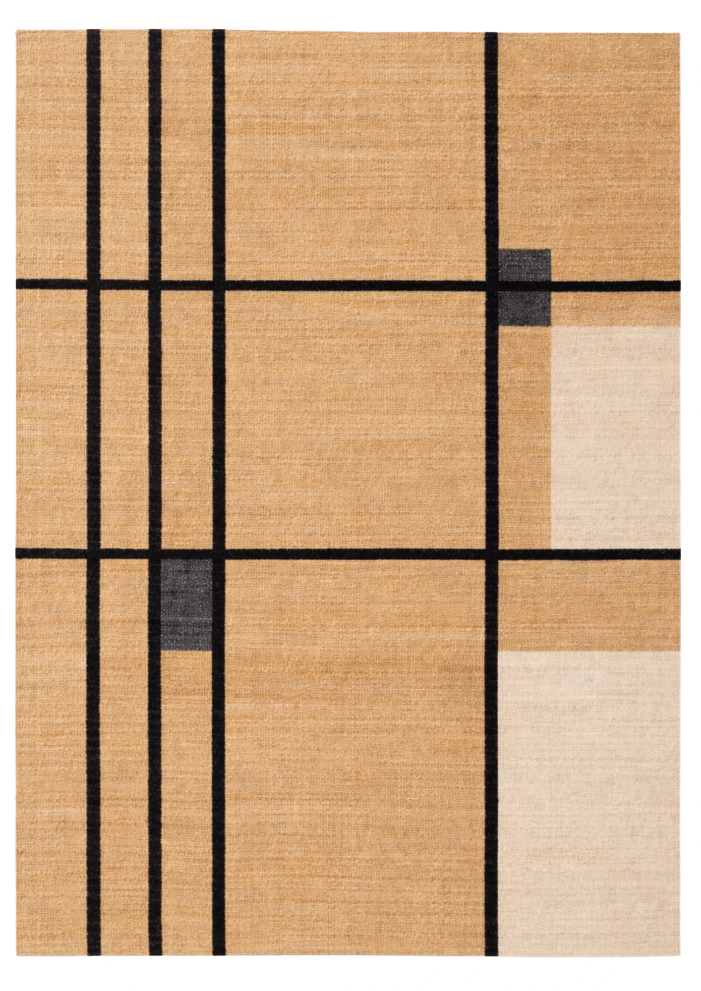 Hemp Handwoven Panja Rug  Ruteline – Jute Hand Woven handmade carpet by Ajaypee Carpets