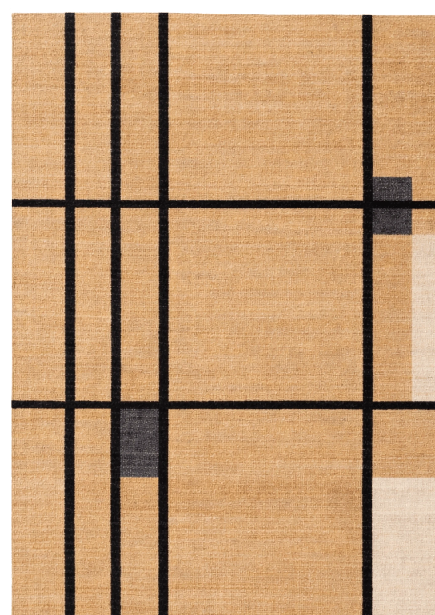 Hemp Handwoven Panja Rug  Ruteline - Jute - Hand Woven - Ajaypee Carpets (Thumbnail 3)