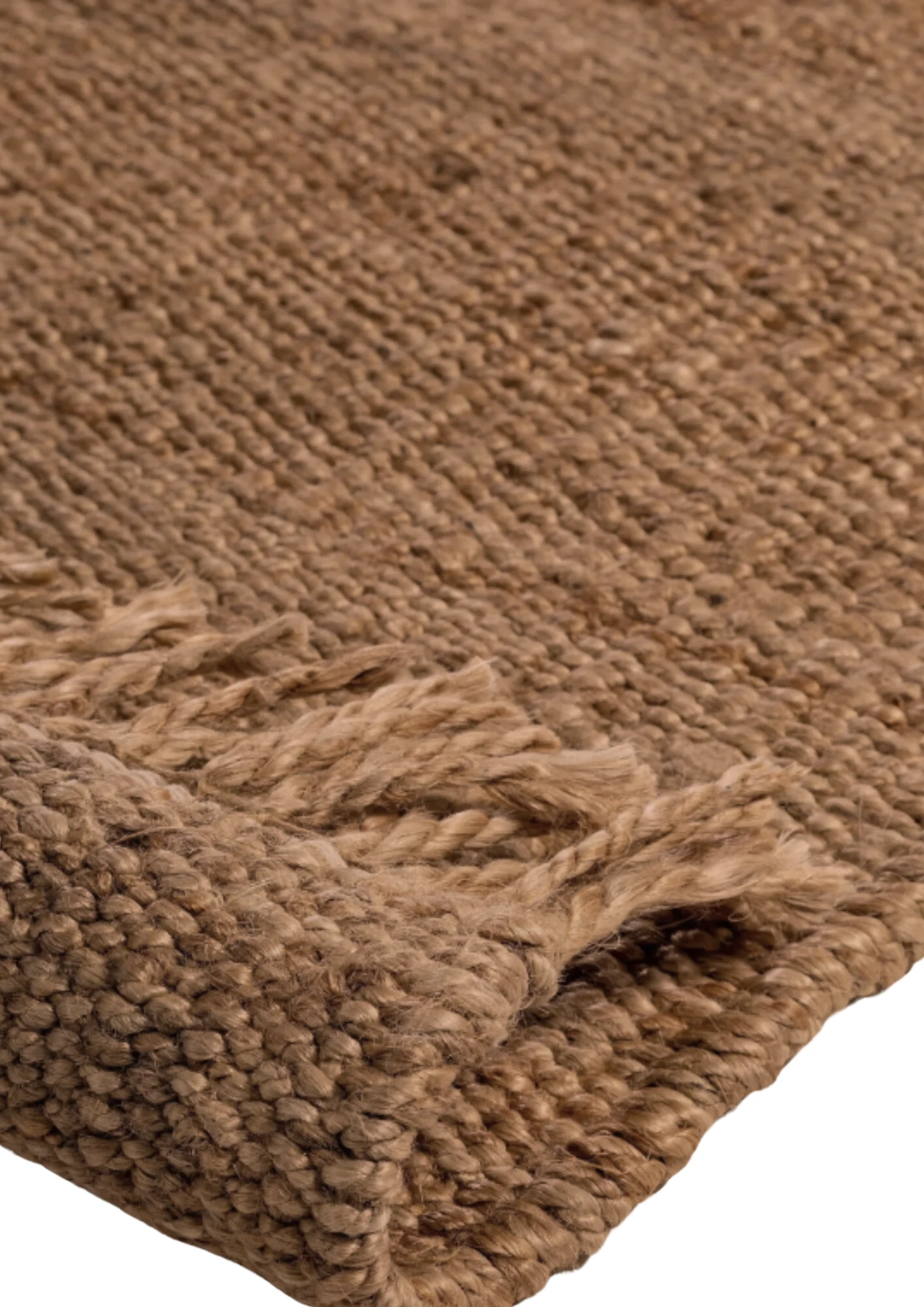 Hemp Handwoven Rug   Cinnamon Swirl - Jute - Hand Woven - Ajaypee Carpets (Thumbnail 2)