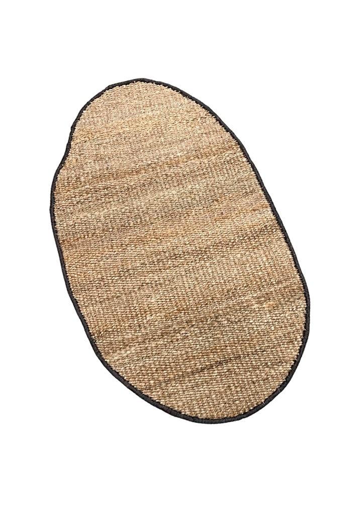 Hemp Handwoven Rug   Oval - Jute - Hand Woven - Ajaypee Carpets (View 1)