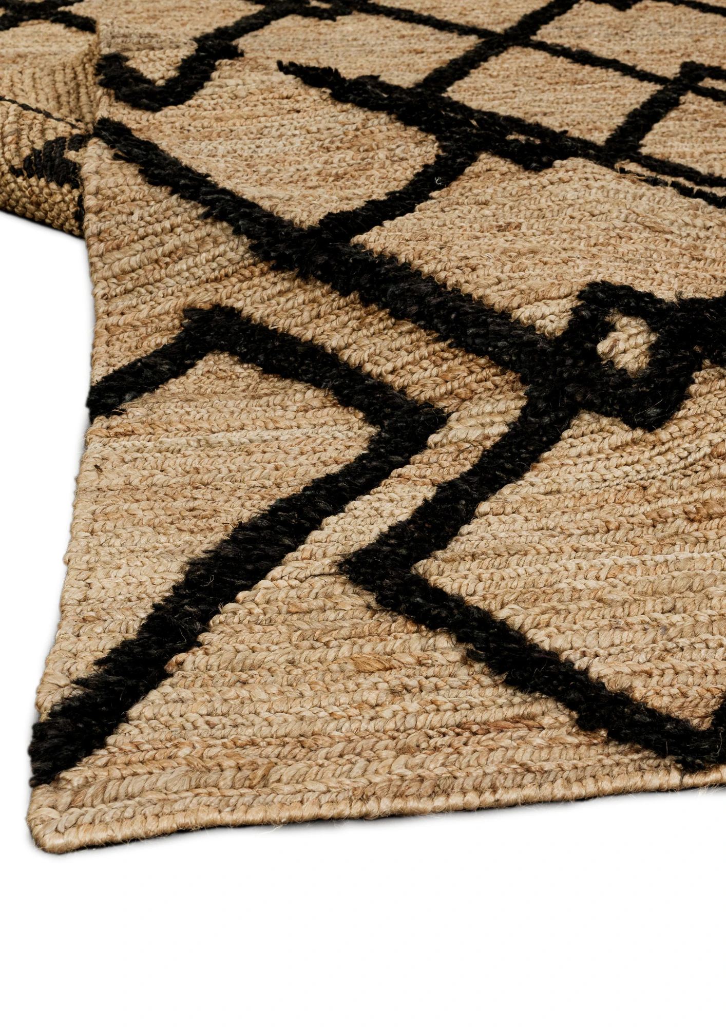 Hemp Handwoven Rug    Wales - Jute - Hand Woven - Ajaypee Carpets (Thumbnail 3)
