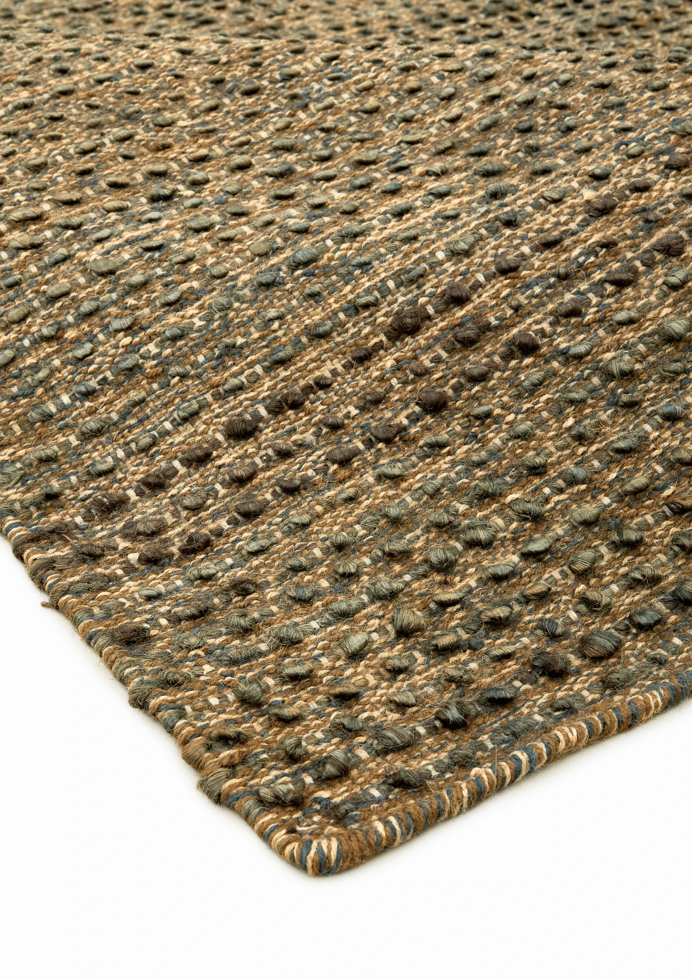 Hemp Handwoven Rug - Earthy - Hemp - Hand Woven - Ajaypee Carpets (Thumbnail 3)