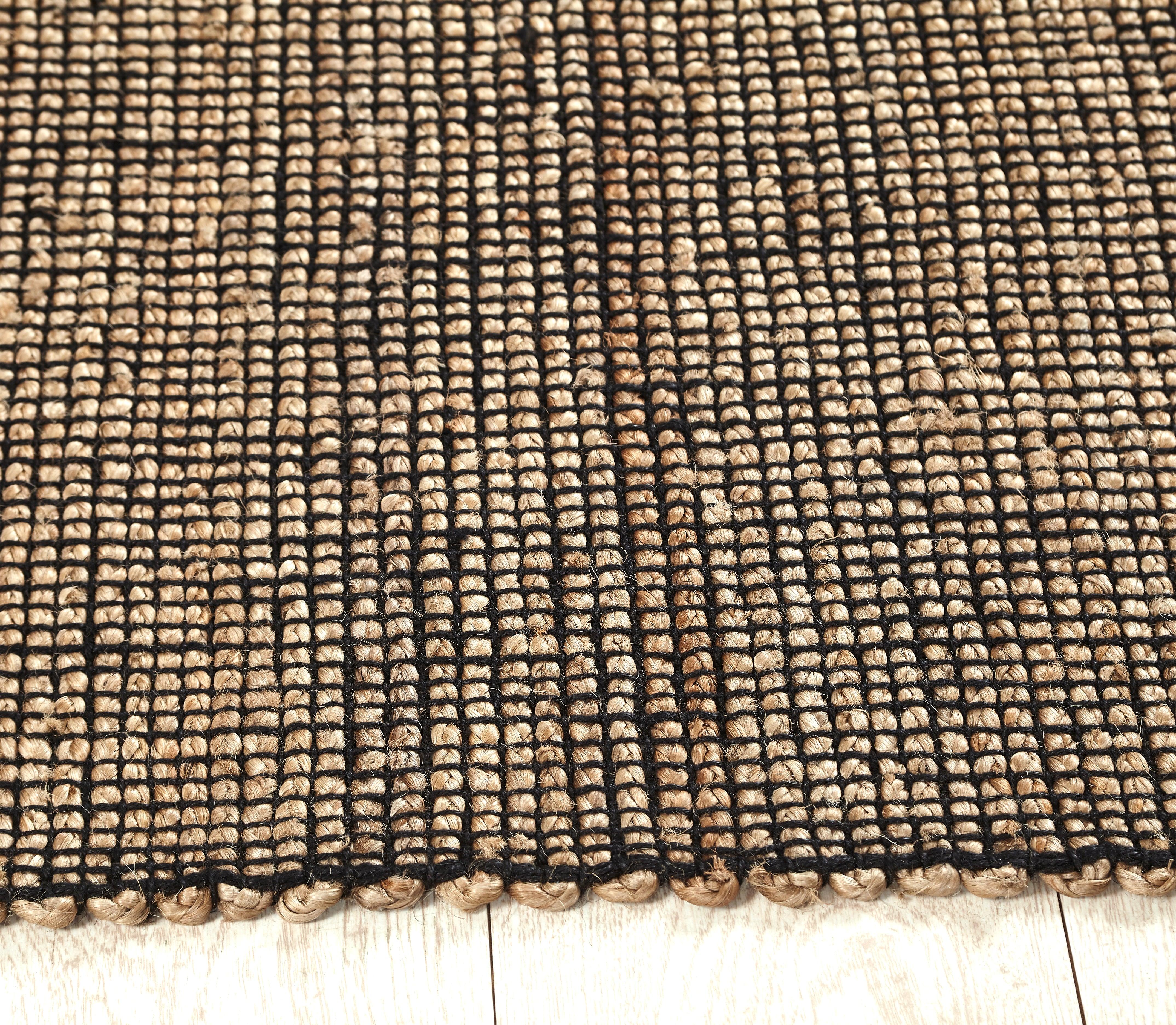 Hemp Handwoven Rug-Lars - Jute - Hand Woven - Ajaypee Carpets (Thumbnail 4)