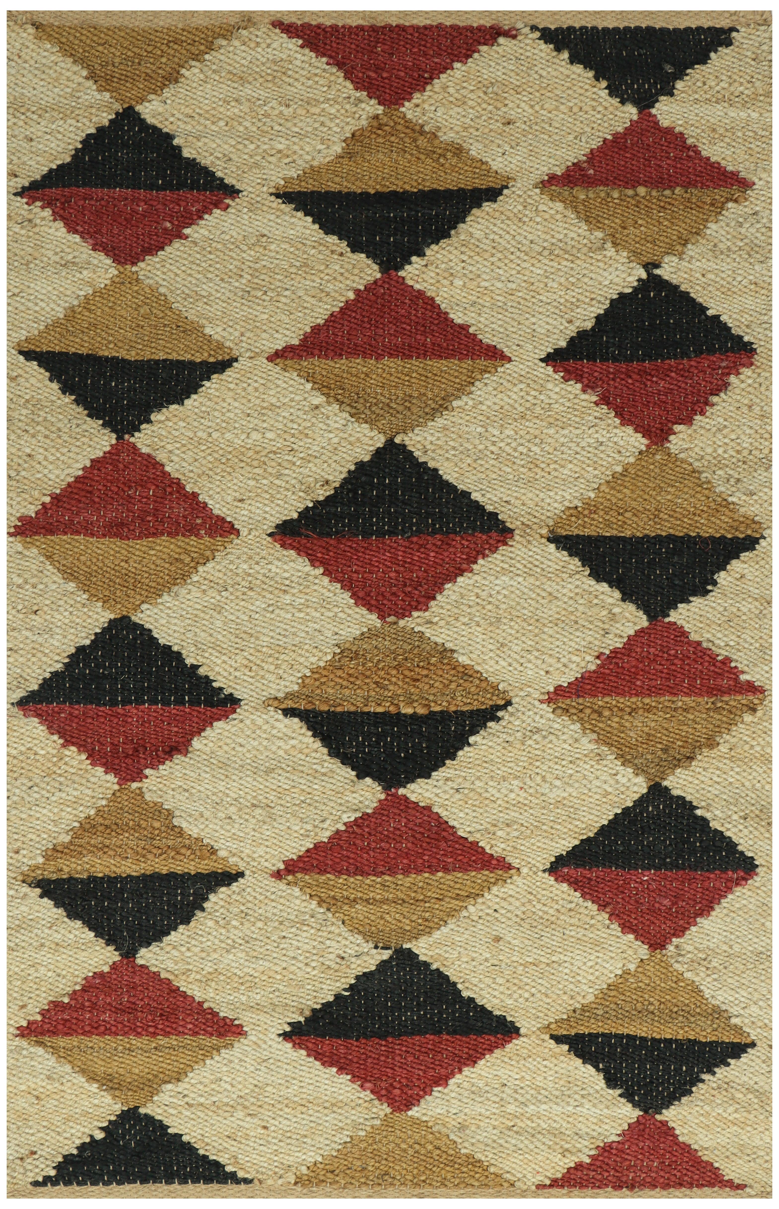 Hemp Handwoven Rug : Lewis - Jute - Flatweave - Ajaypee Carpets (Thumbnail 2)