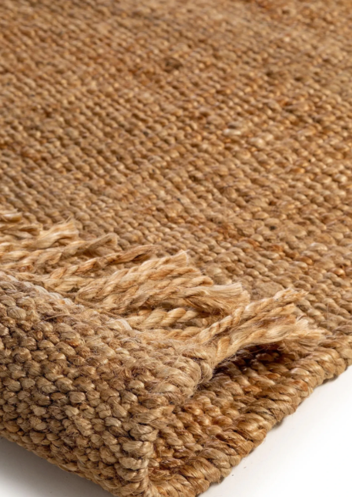 Hemp Handwoven Rug Panja - Jute - Flatweave - Ajaypee Carpets (Thumbnail 3)