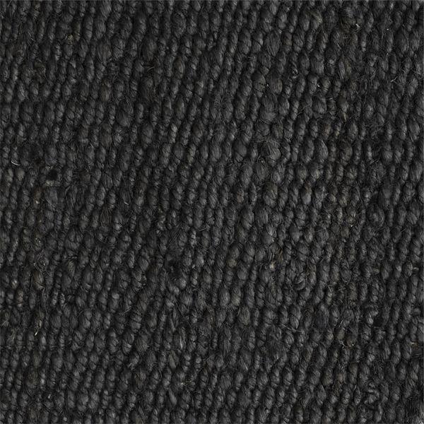 Hemp Handwoven Rug  Black Ink - Jute - Hand Woven - Ajaypee Carpets (Thumbnail 2)