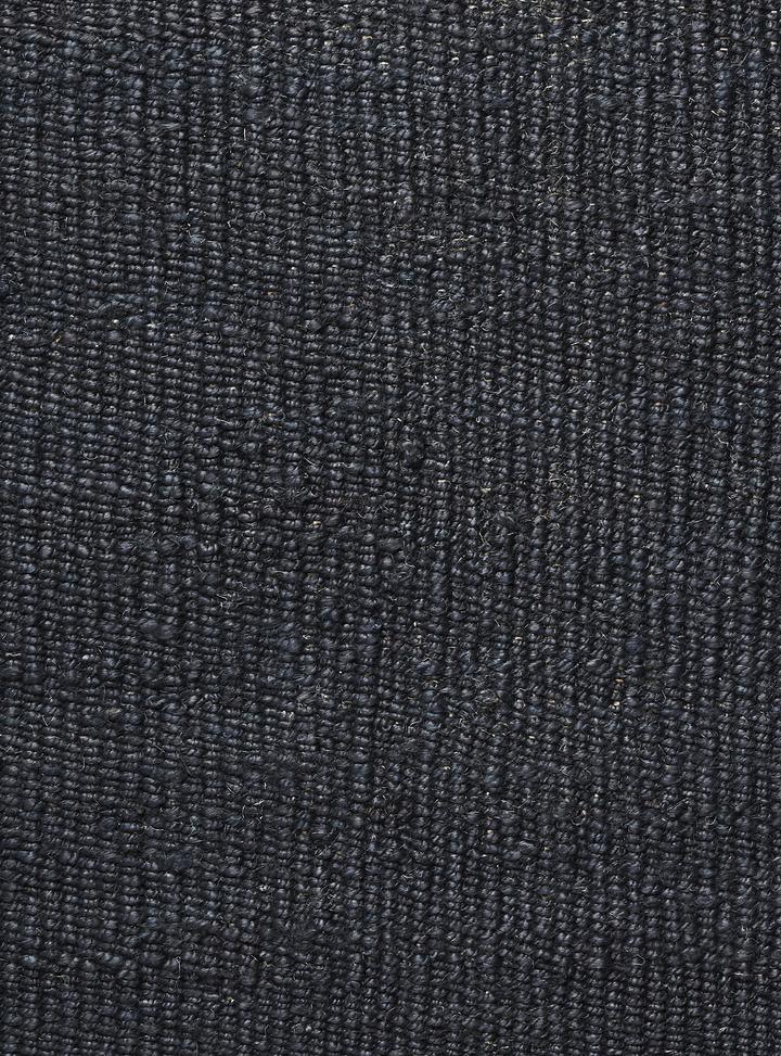 Hemp Handwoven Rug  Panja Black - Jute - Hand Woven - Ajaypee Carpets (Thumbnail 3)