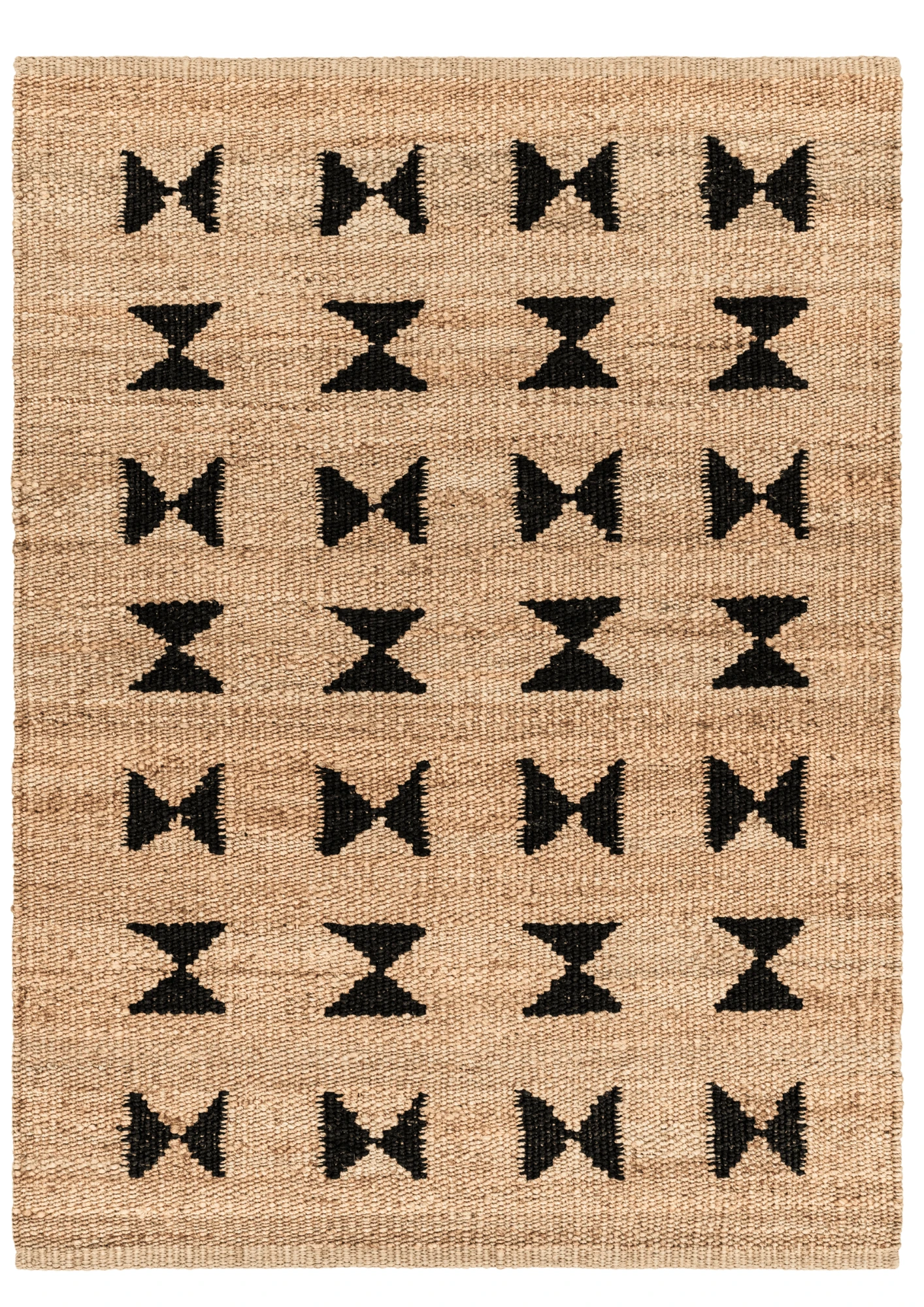 Hemp Handwoven Rug Aakar – Jute Flatweave handmade carpet by Ajaypee Carpets