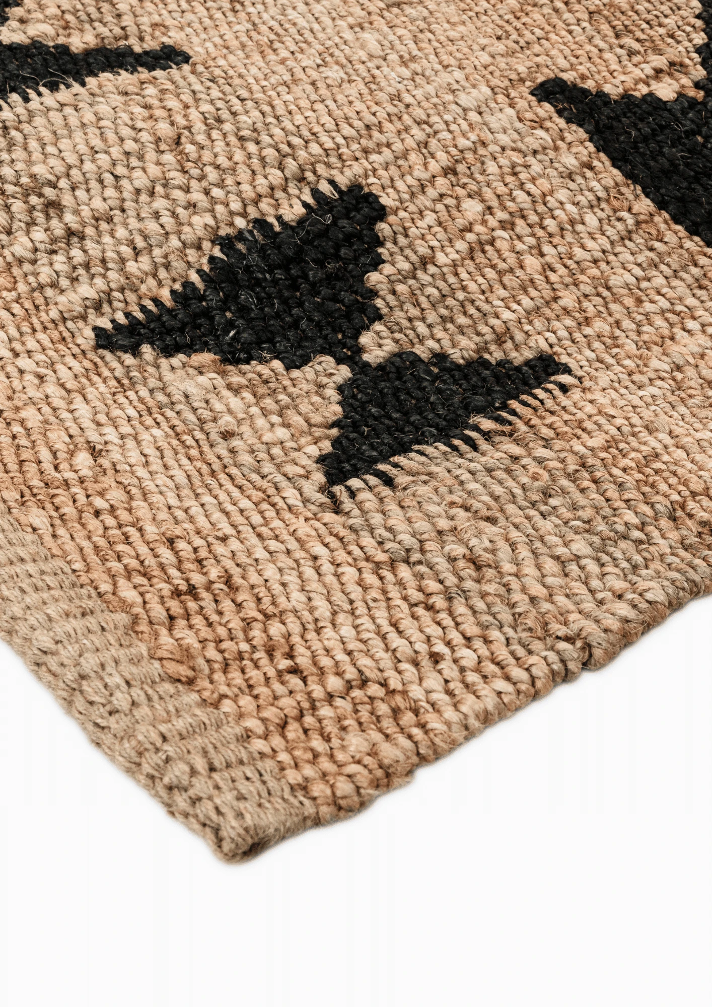 Hemp Handwoven Rug Aakar - Jute - Flatweave - Ajaypee Carpets (Thumbnail 6)