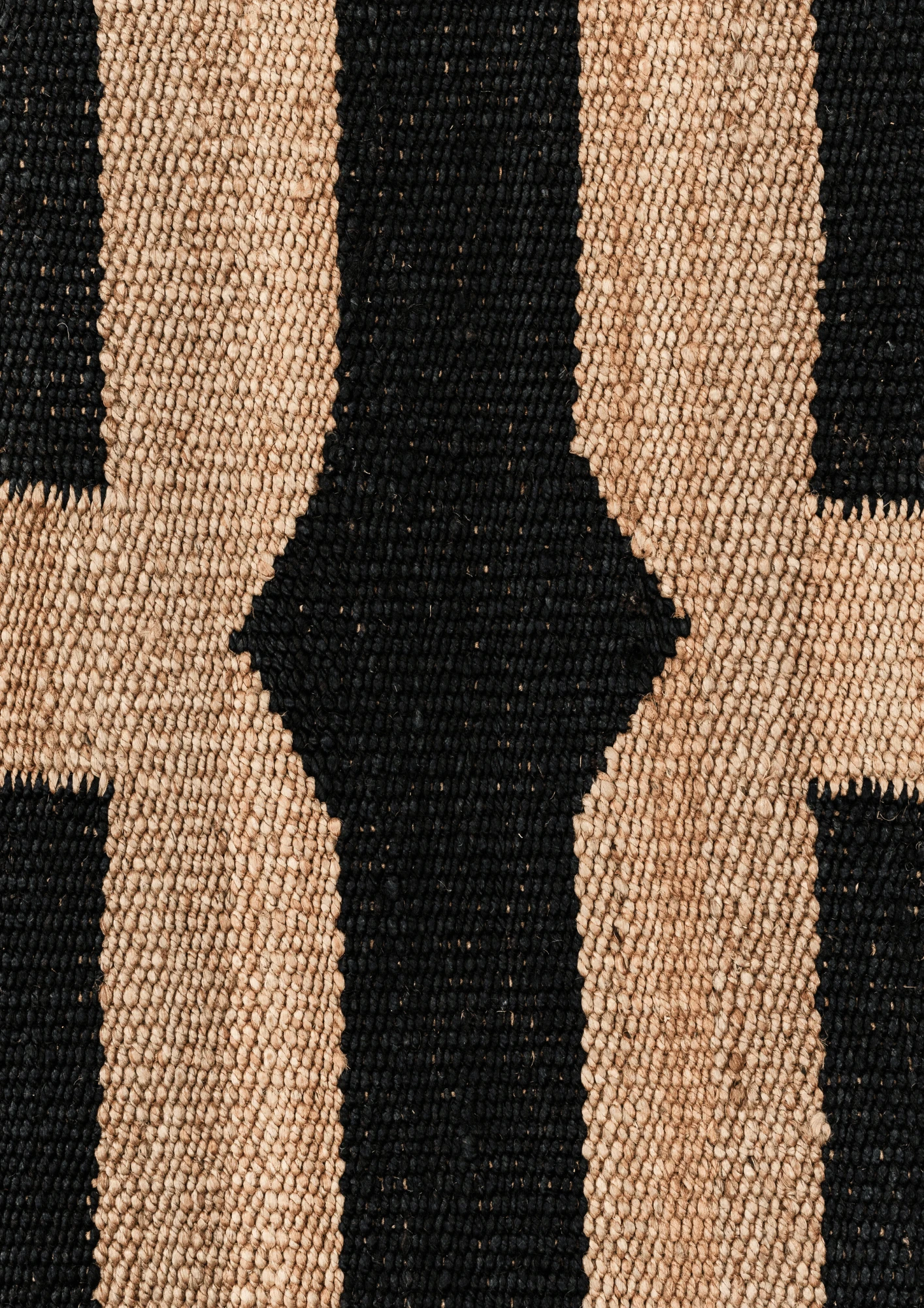 Hemp Handwoven Rug Dhwani - Jute - Flatweave - Ajaypee Carpets (Thumbnail 4)