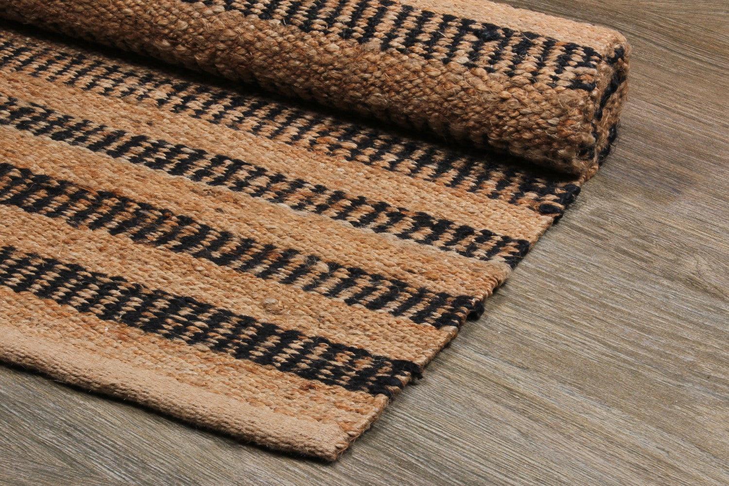 Hemp HandWoven Rug Hemer - Hemp - Hand Woven - Ajaypee Carpets (Thumbnail 3)
