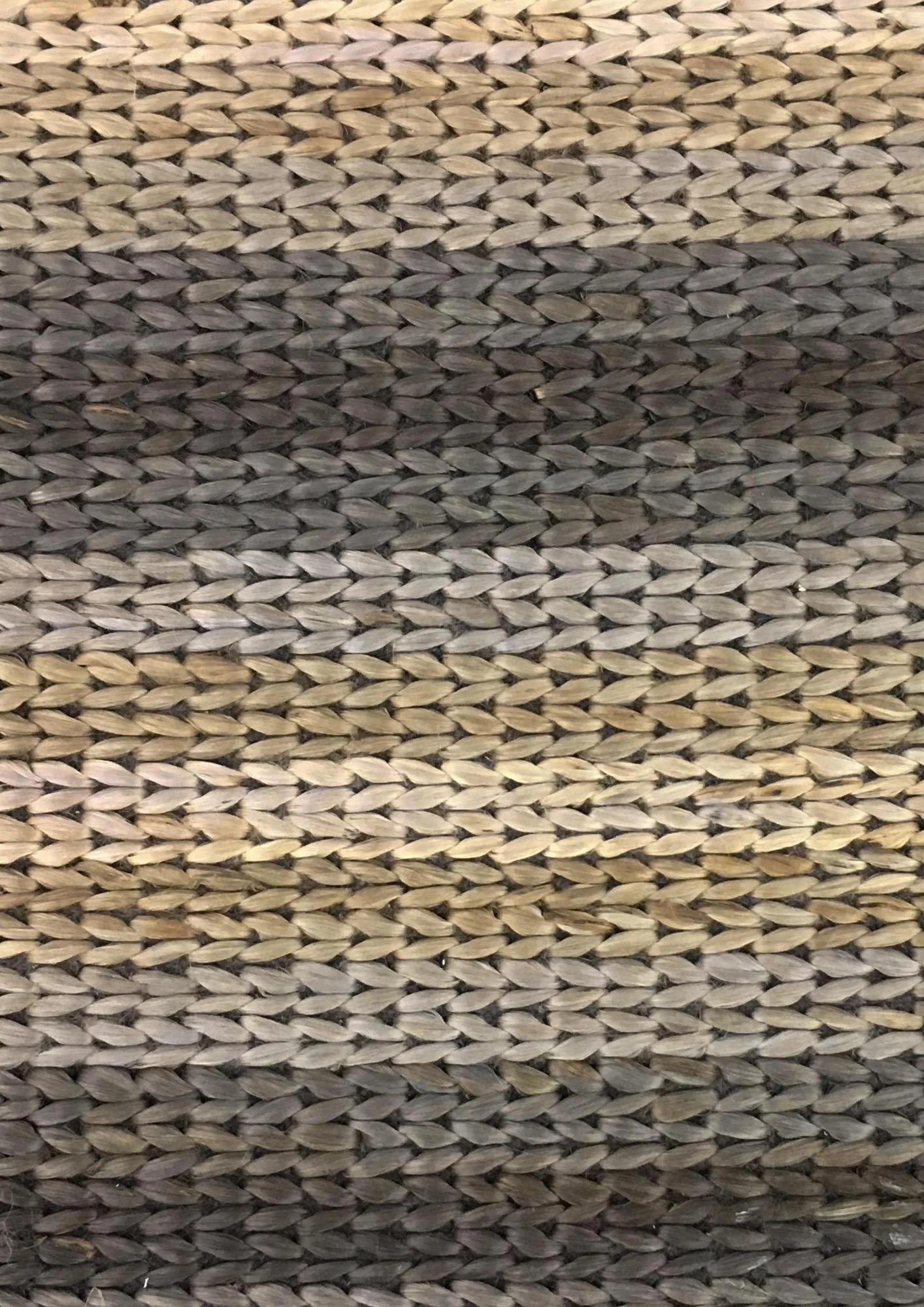 Hemp HandWoven Rug Multi Color Knot - Jute - Flatweave - Ajaypee Carpets (Thumbnail 3)