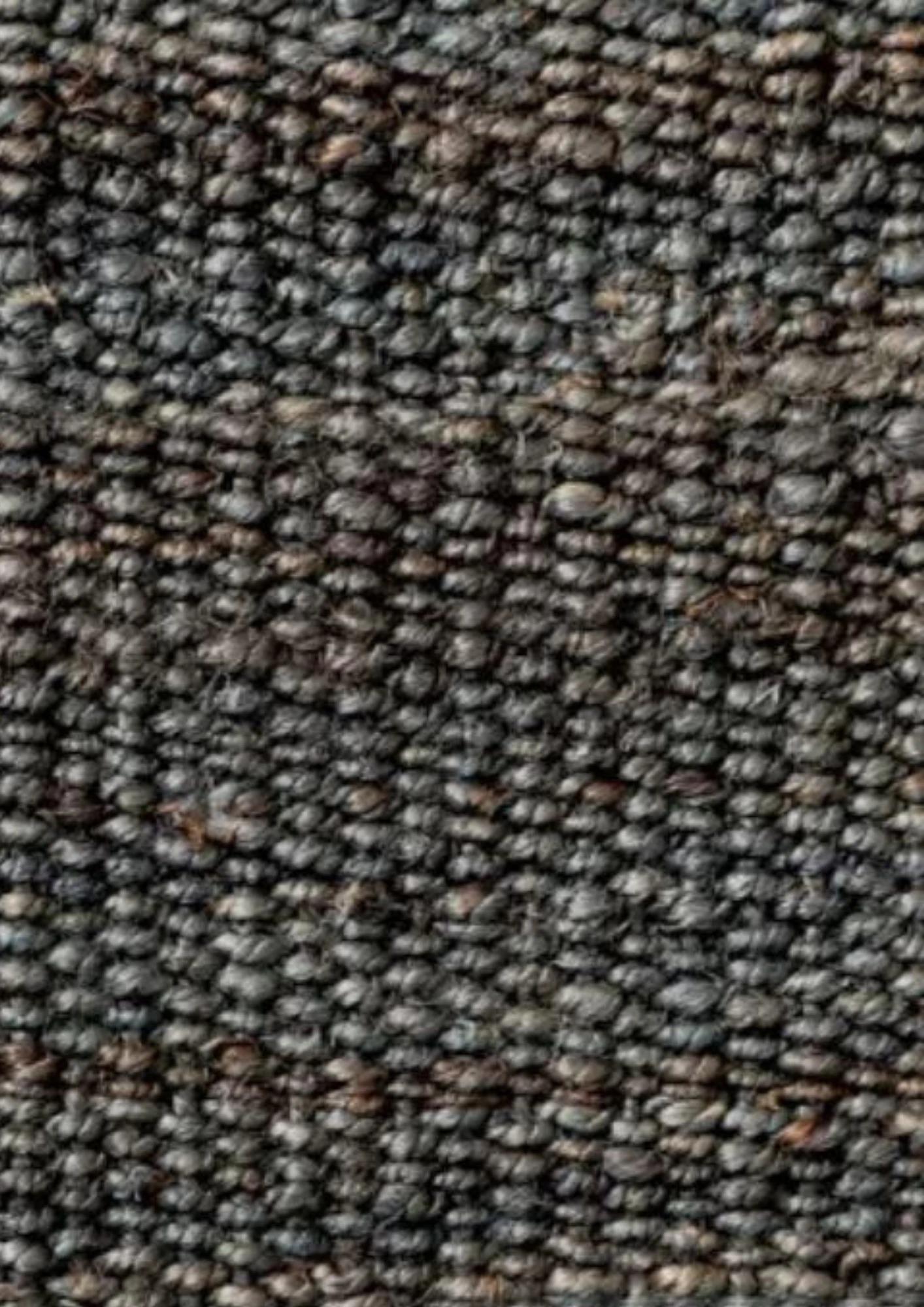 Hemp Handwoven Rug: Panja Graphite - Hemp - Hand Woven - Ajaypee Carpets (Thumbnail 2)