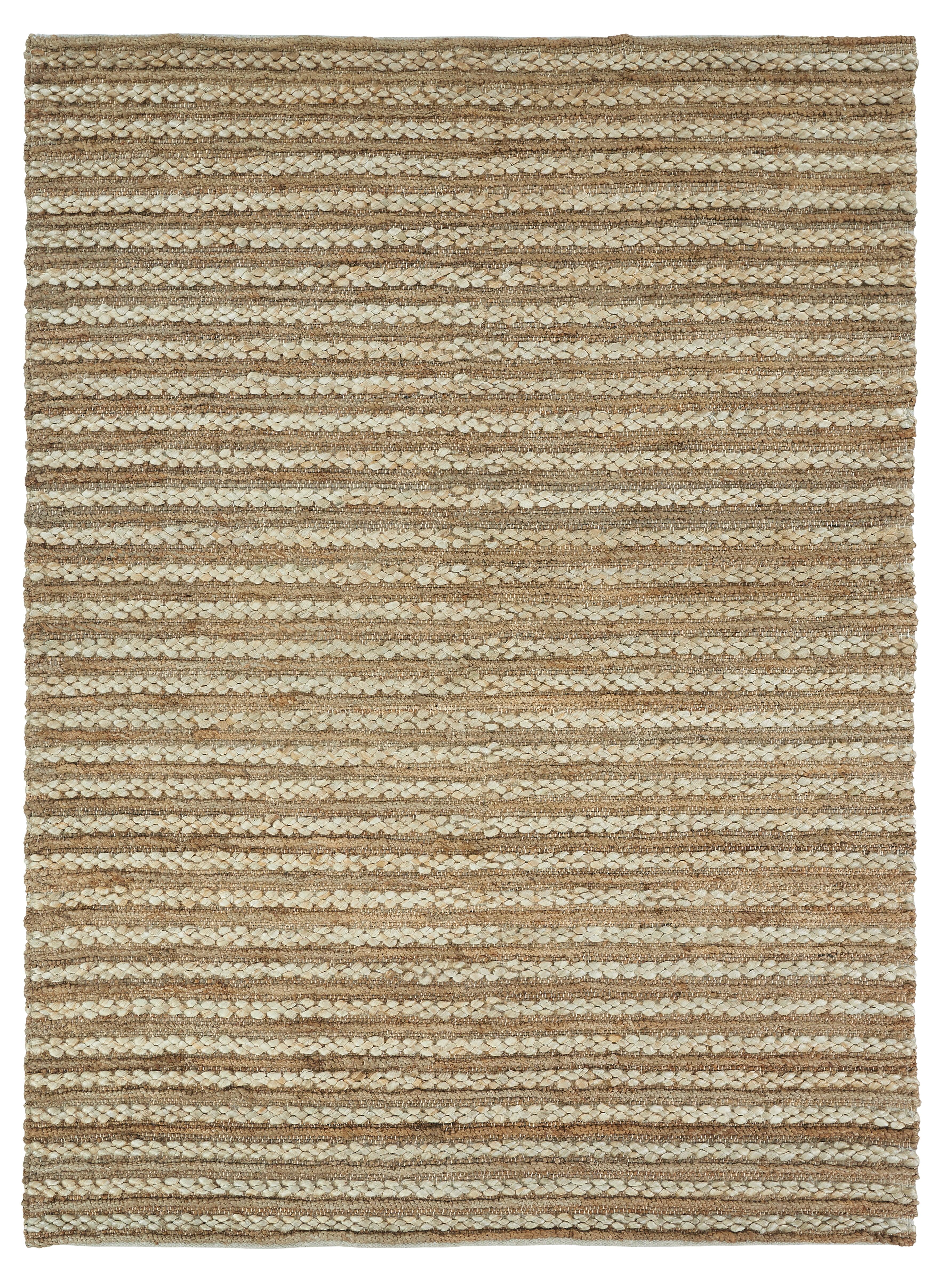 Hemp Handwoven Rug Ravi - Jute - Flatweave - Ajaypee Carpets (Thumbnail 3)