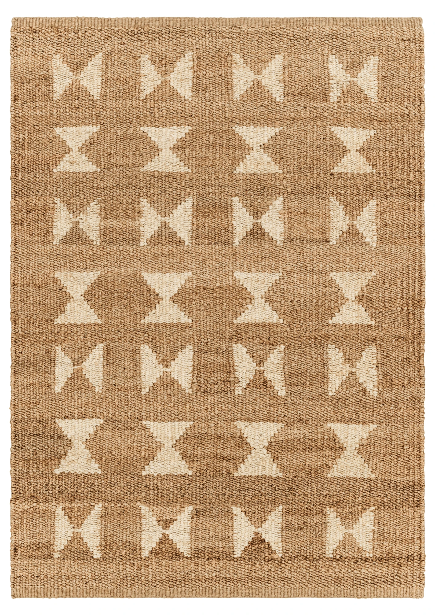 Hemp Handwoven Rug Shveta Aakar – Jute Flatweave handmade carpet by Ajaypee Carpets