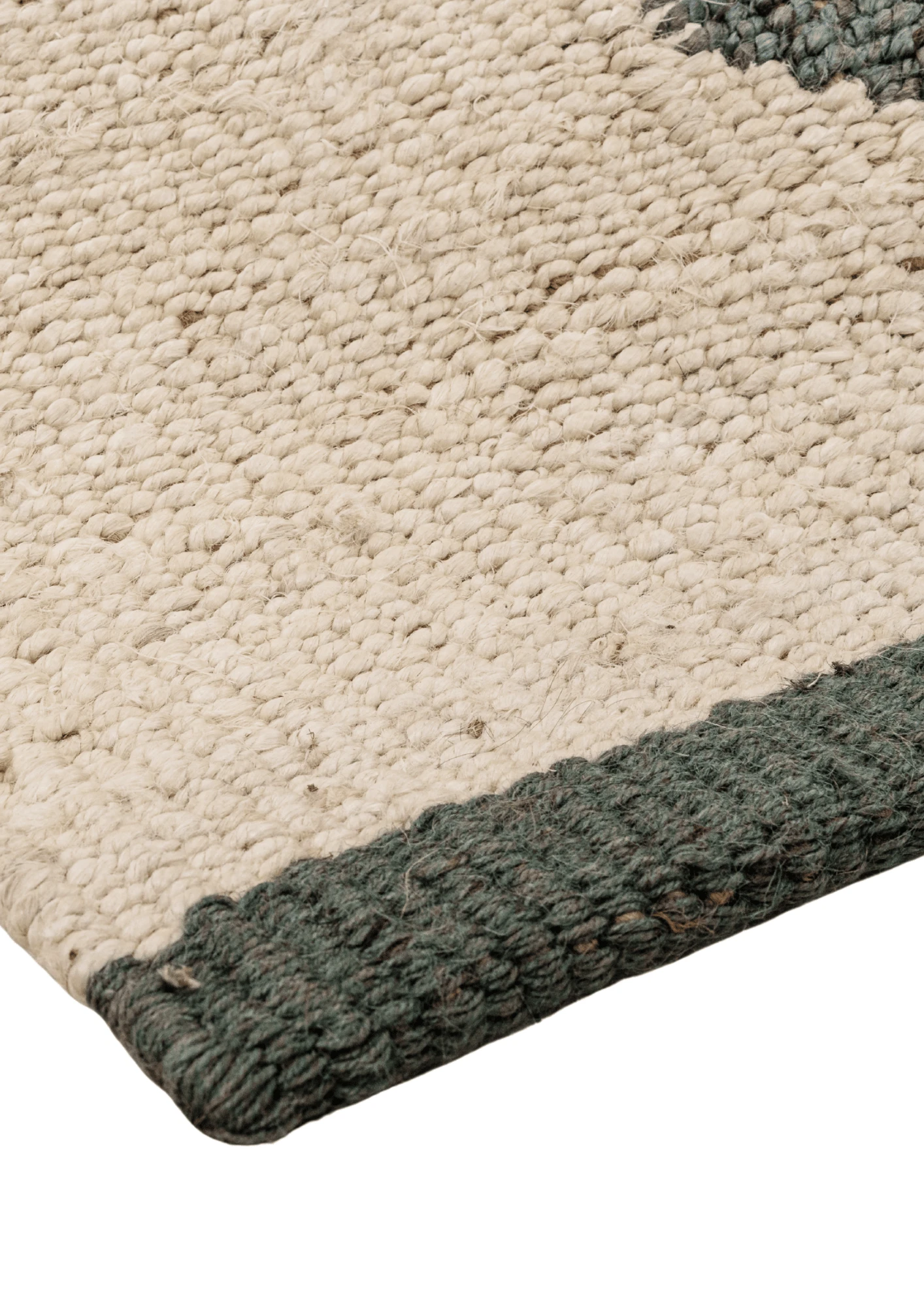 Hemp Handwoven Rug Stone Path - Jute - Flatweave - Ajaypee Carpets (Thumbnail 3)