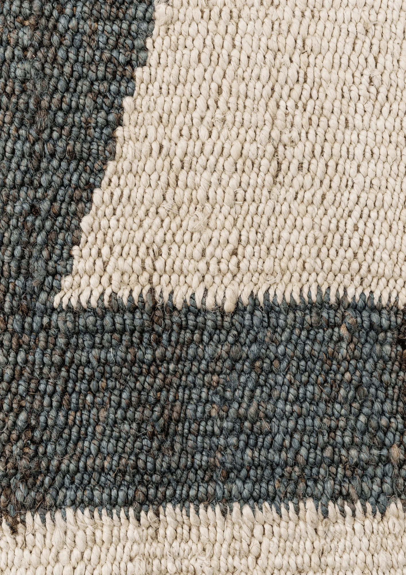 Hemp Handwoven Rug Stone Path - Jute - Flatweave - Ajaypee Carpets (Thumbnail 4)
