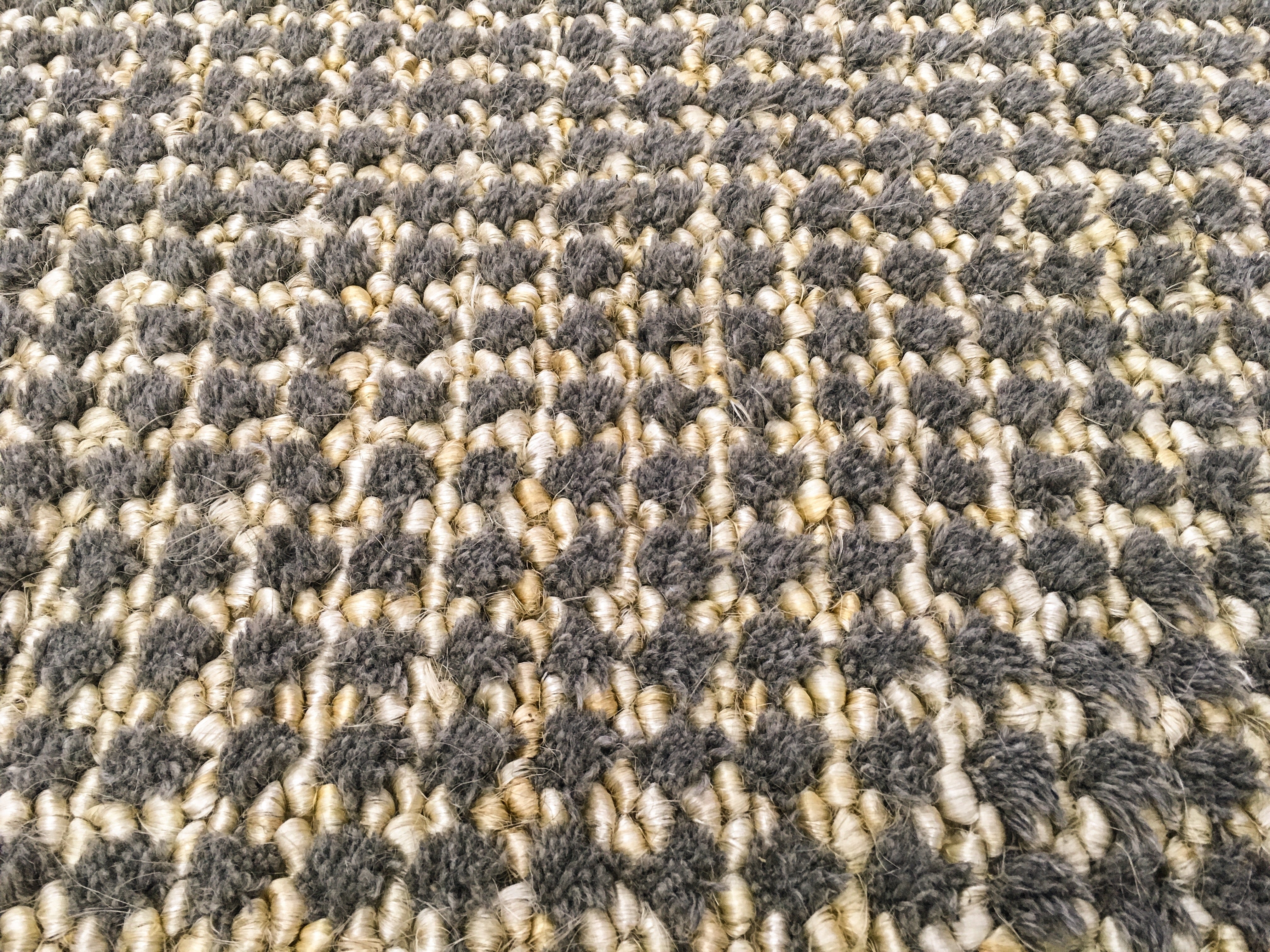 Hemp & Wool Hand Woven Rug: Loop - Jute - Flatweave - Ajaypee Carpets (Thumbnail 2)