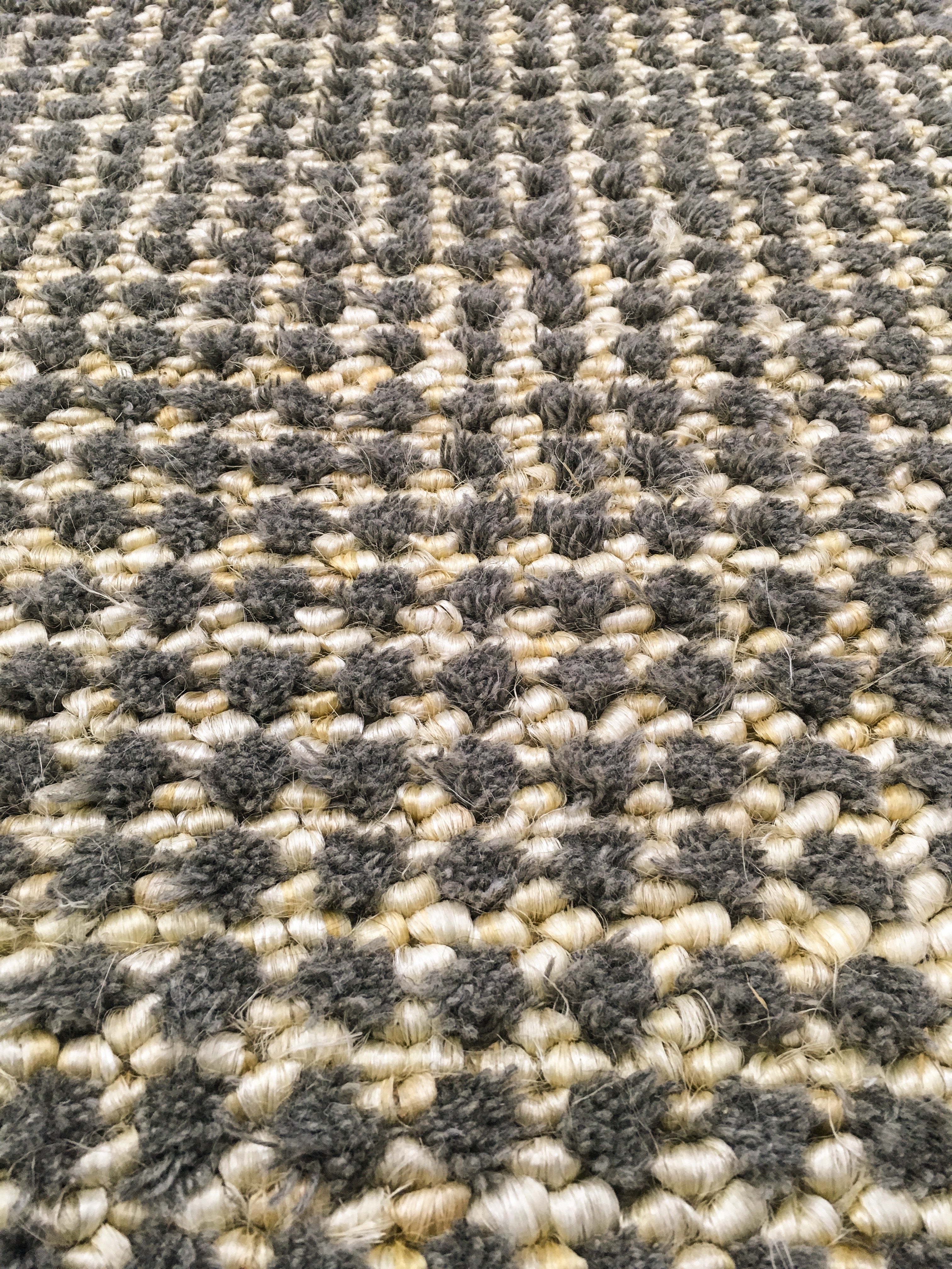 Hemp & Wool Hand Woven Rug: Loop - Jute - Flatweave - Ajaypee Carpets (Thumbnail 3)