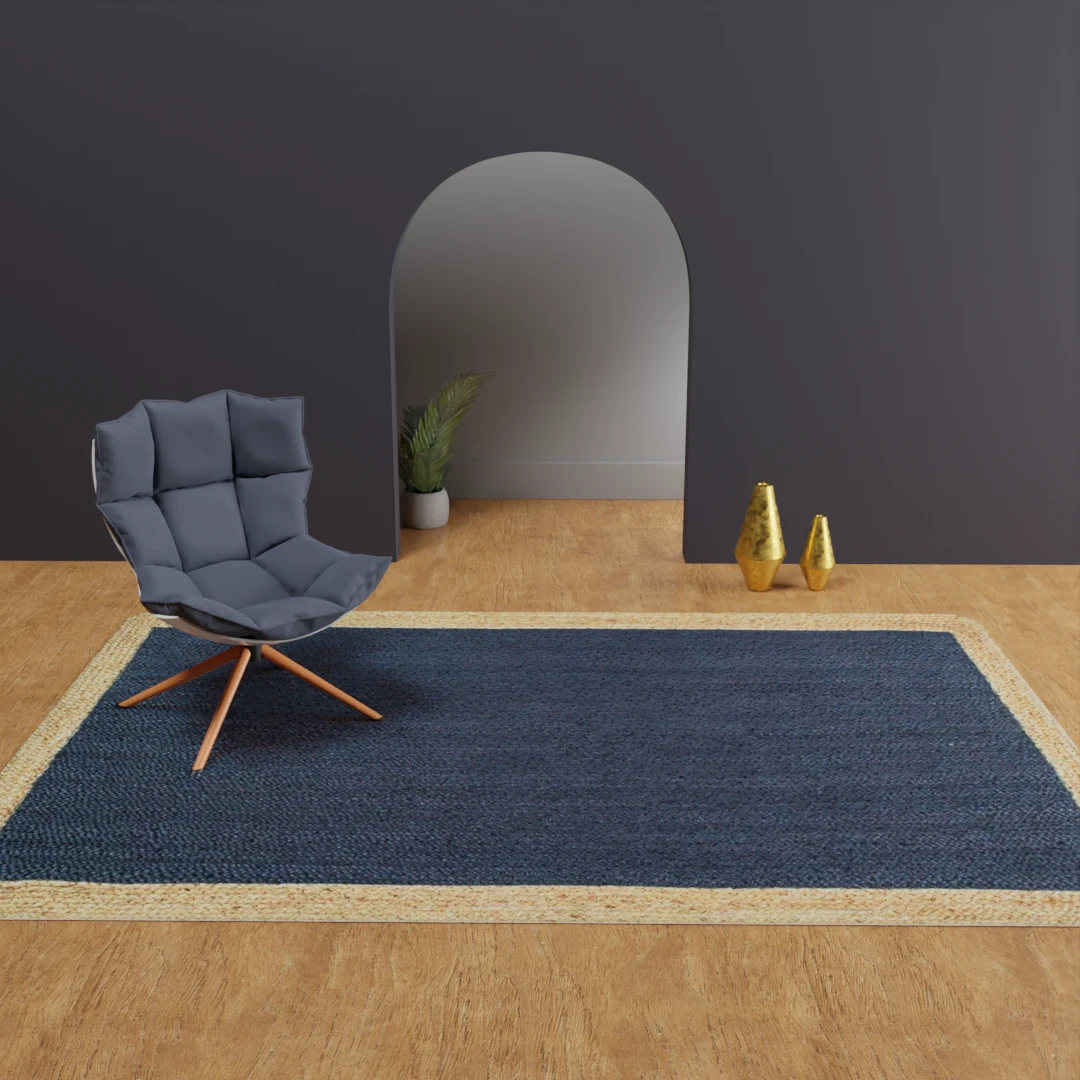 Jute Flat Braided Rug   ChaNat - Jute - Hand Woven - Ajaypee Carpets (Thumbnail 2)