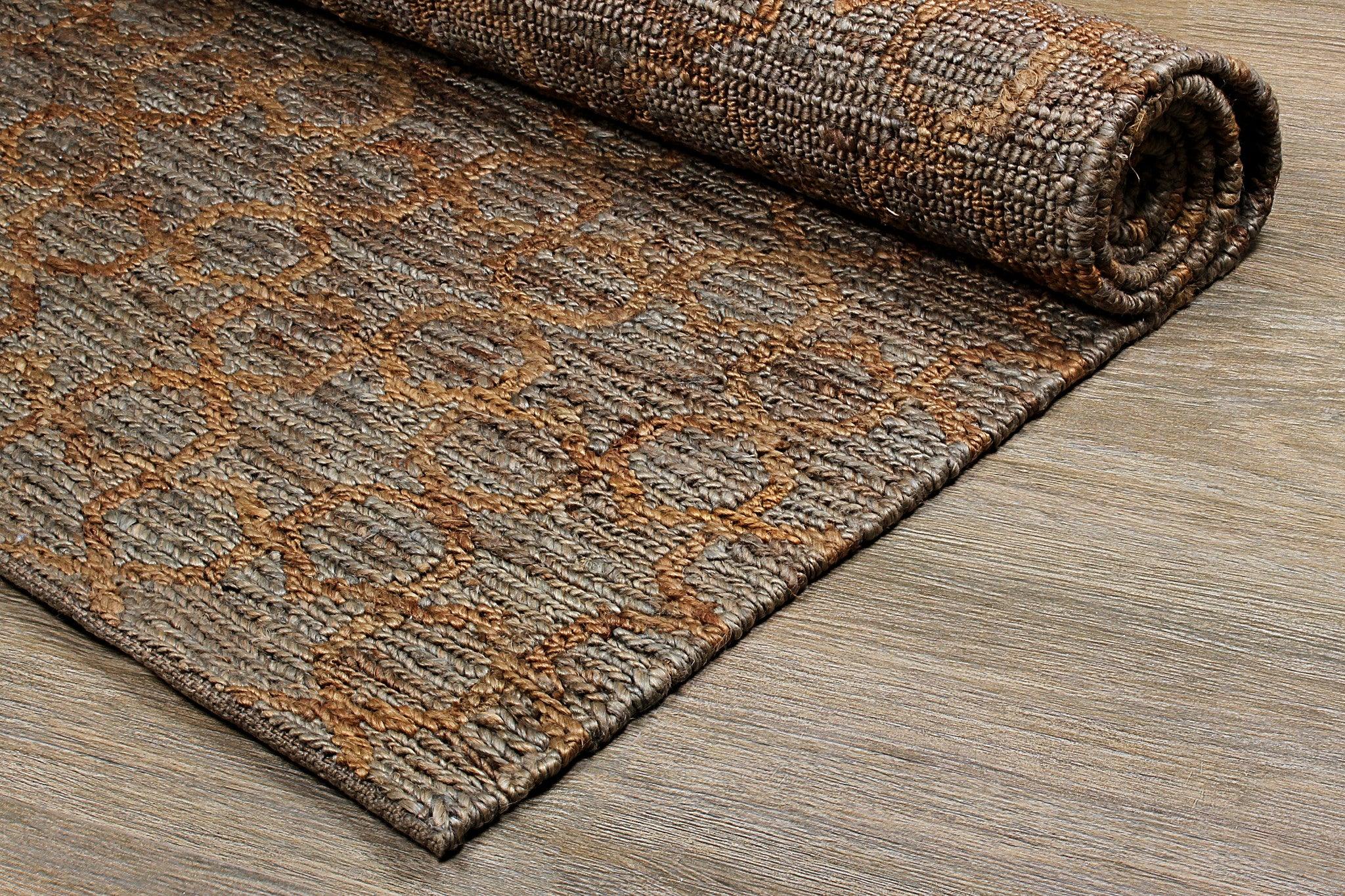 Hemp HandKnotted Carpet Kaeh - Jute - Hand Knotted - Ajaypee Carpets (Thumbnail 2)
