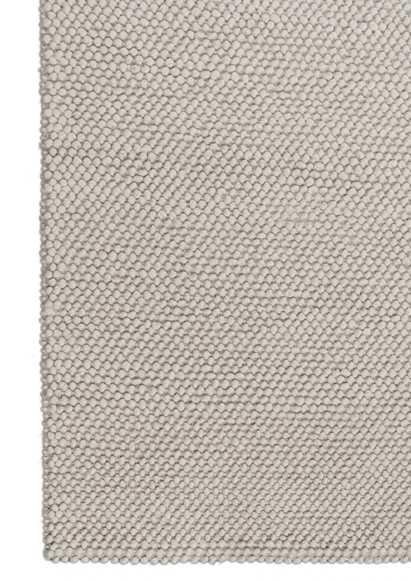 Wool HandWoven Rug  Popcorn Loop - Cotton - Hand Woven - Ajaypee Carpets (Thumbnail 3)