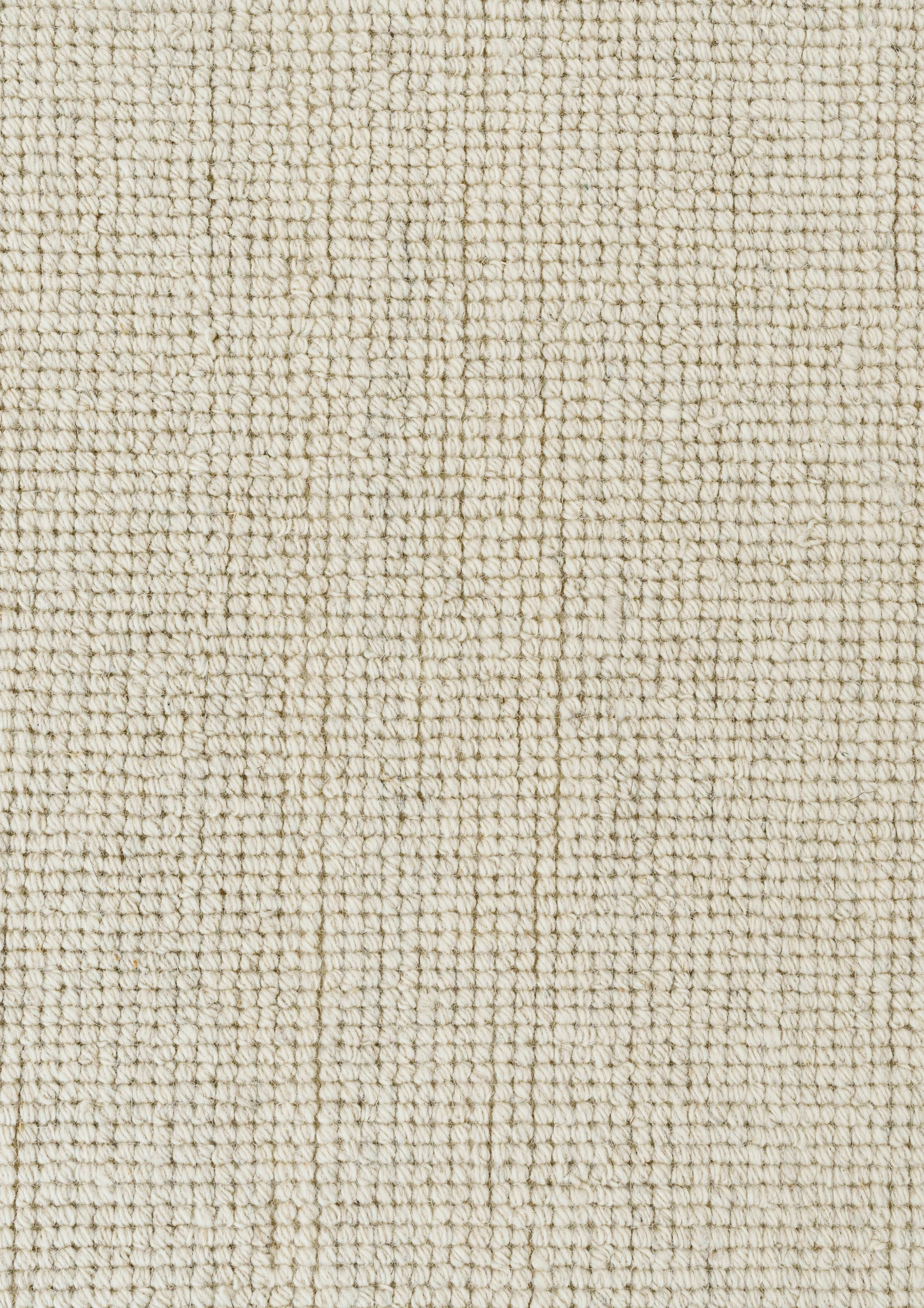 Loop Woolen Handwoven Rug   Ecru - Jute - Hand Woven - Ajaypee Carpets (Thumbnail 3)