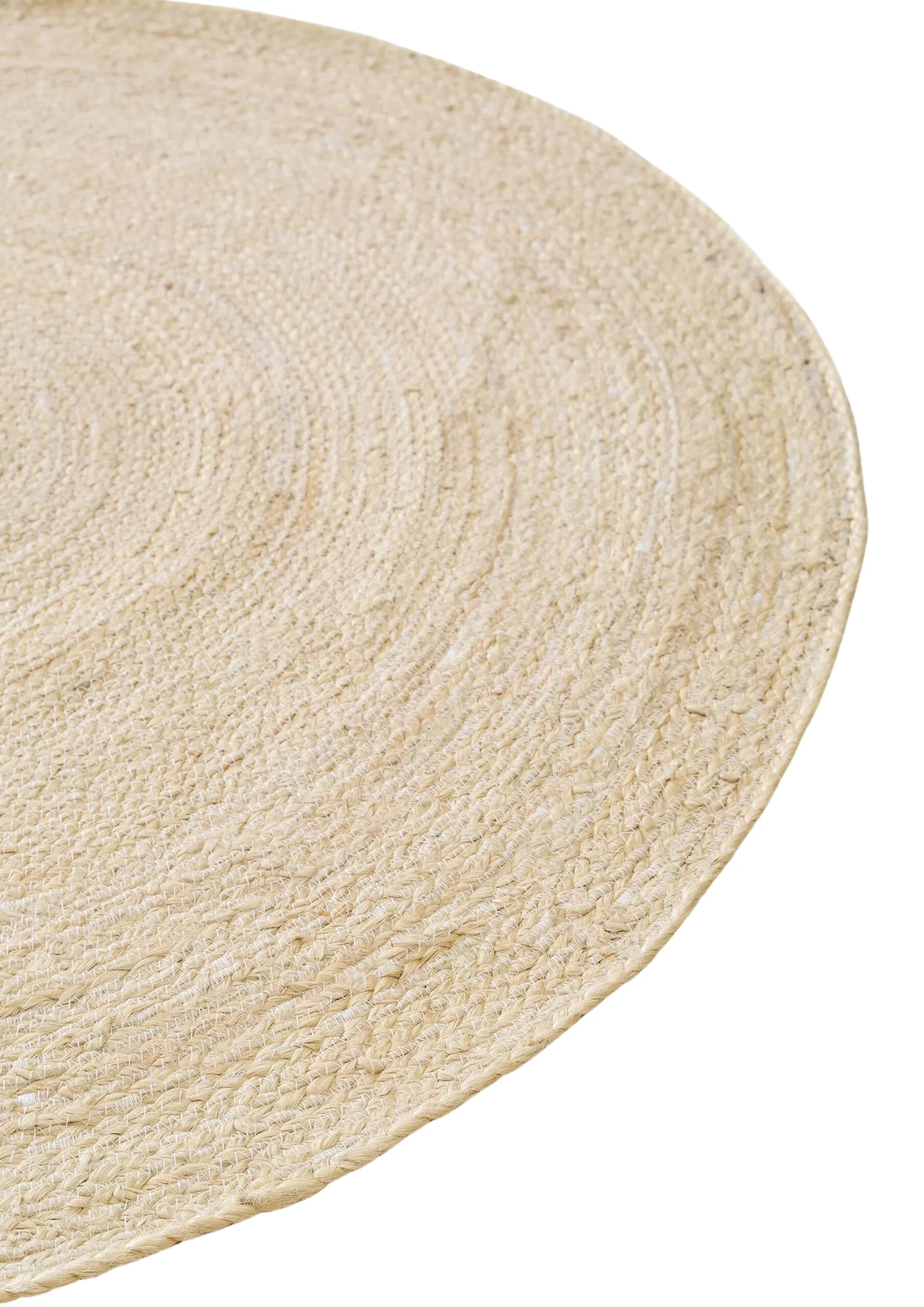 Mussoorie Handwoven Rug   Ivory - Hemp - Hand Woven - Ajaypee Carpets (Thumbnail 2)