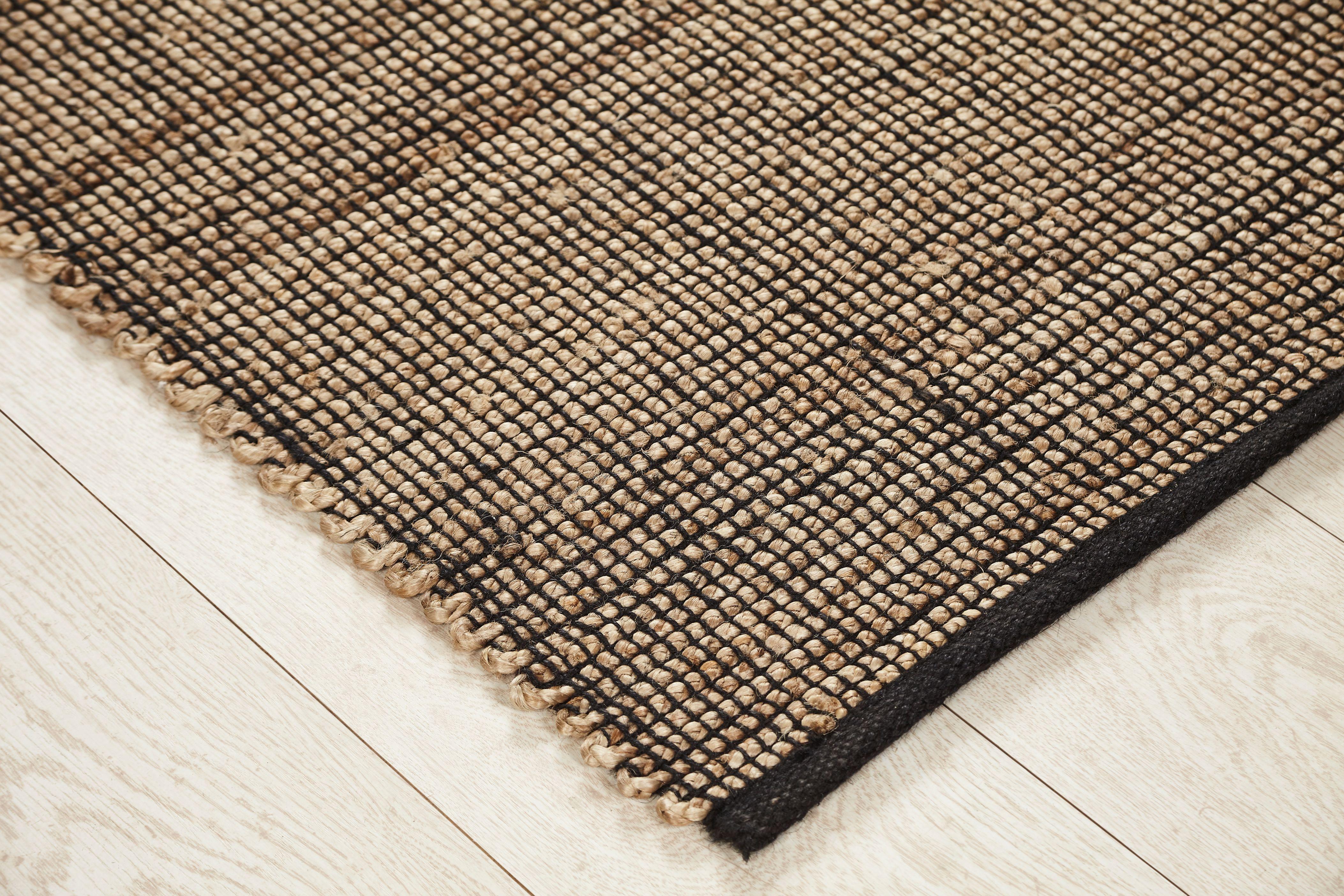 Hemp Handwoven Rug Lars - Jute - Flatweave - Ajaypee Carpets (Thumbnail 3)