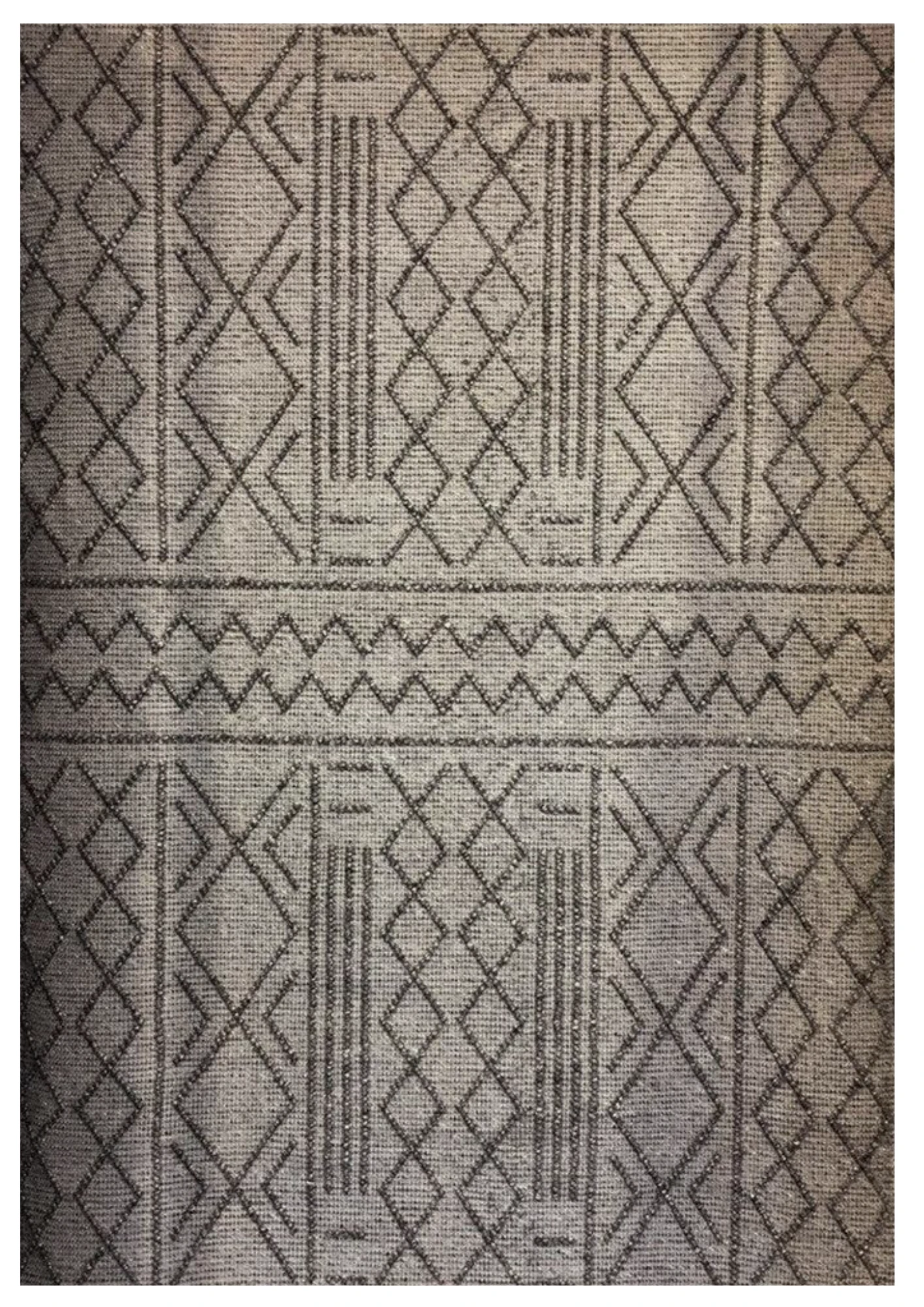 Natural Wool Handwoven Rug Simi Loop – Cotton Flatweave handmade carpet by Ajaypee Carpets