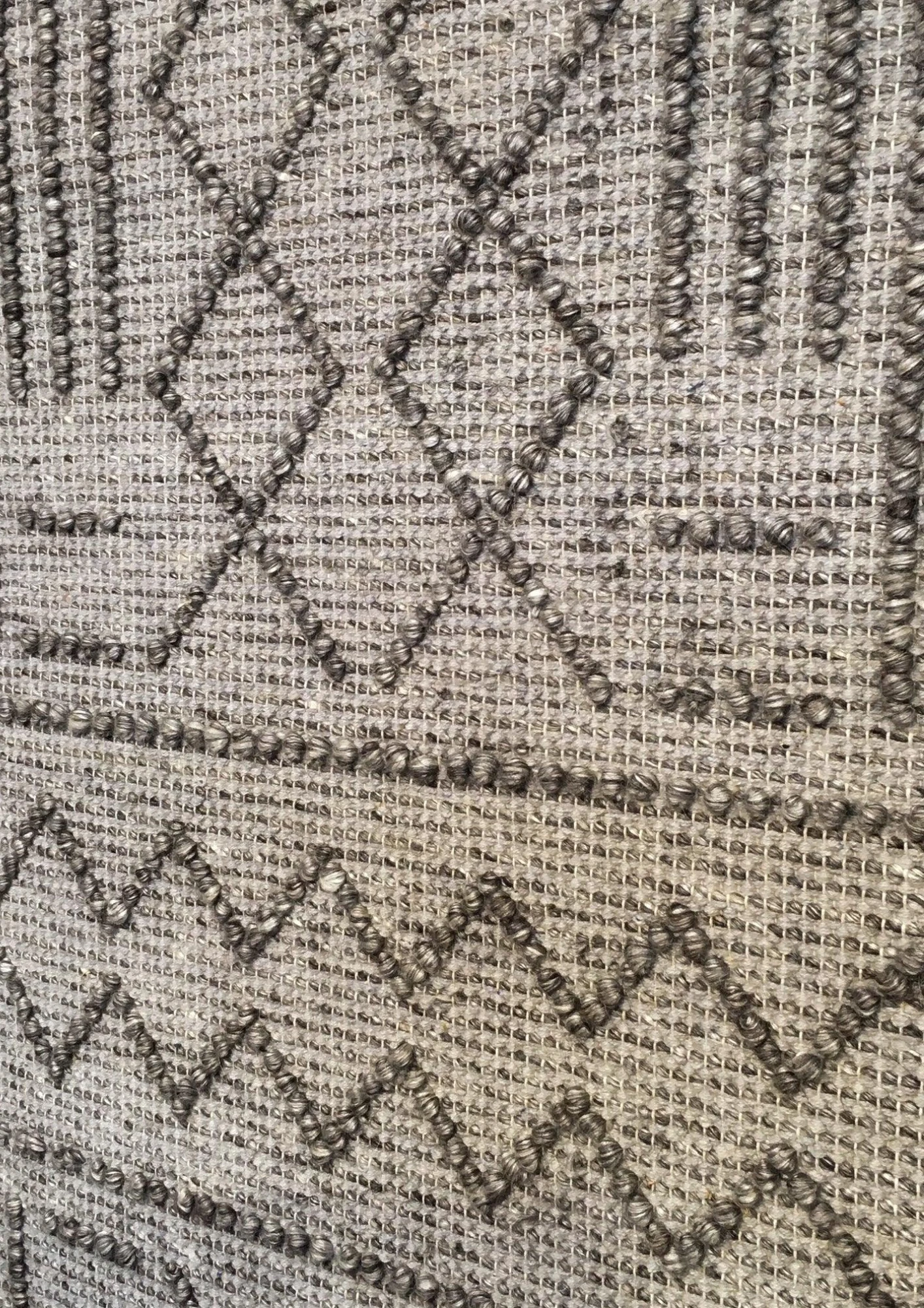 Natural Wool Handwoven Rug Simi Loop - Cotton - Flatweave - Ajaypee Carpets (Thumbnail 2)