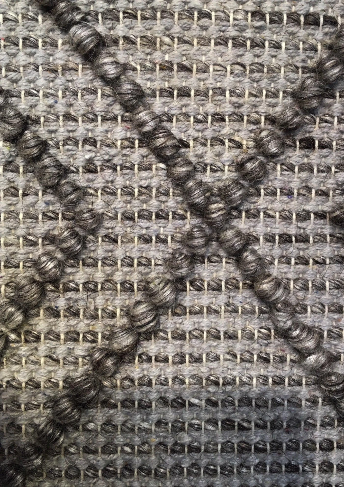 Natural Wool Handwoven Rug Simi Loop - Cotton - Flatweave - Ajaypee Carpets (Thumbnail 3)