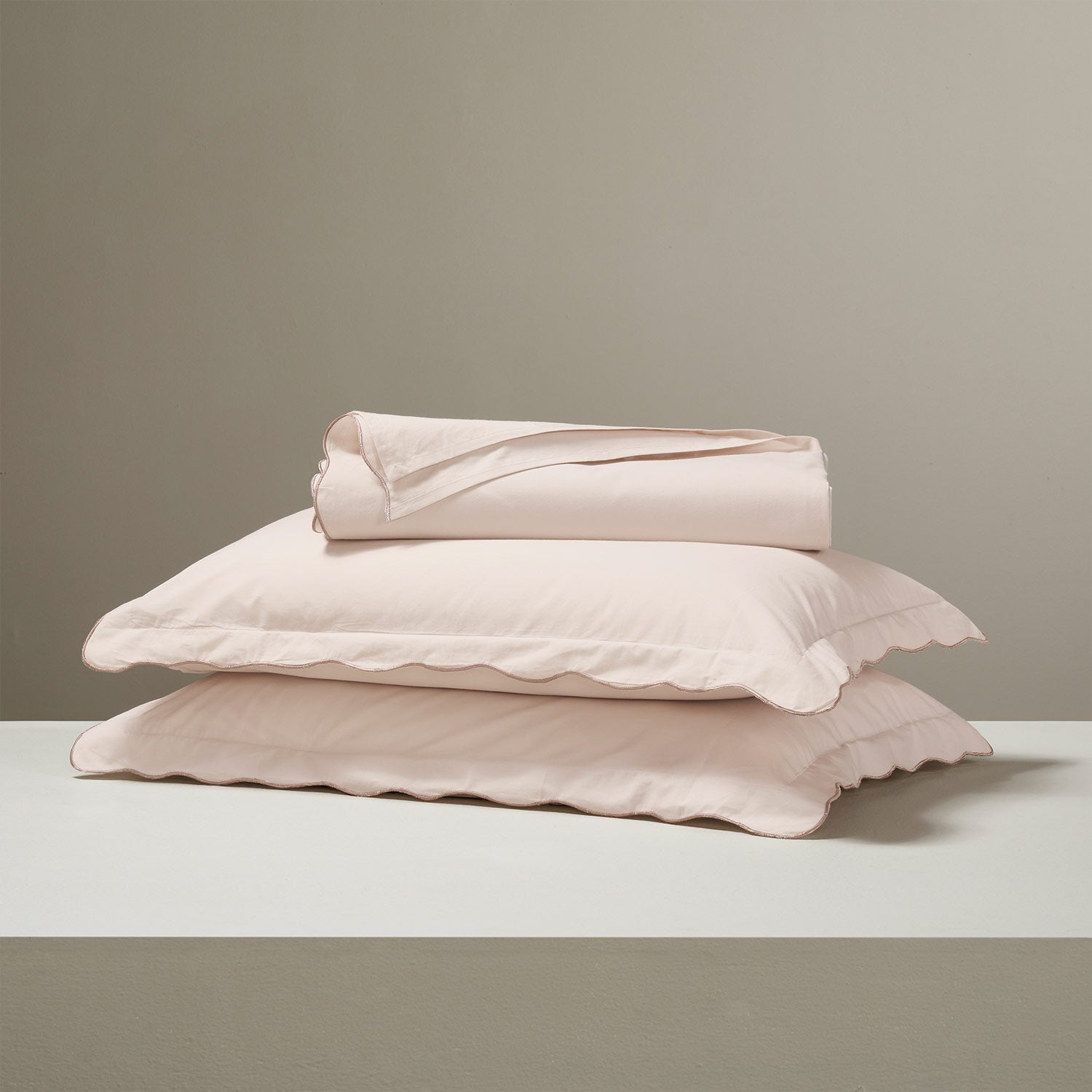 Camelia Cotton Percale Bedsheet Set - Cotton - Hand Woven - Ajaypee Carpets (Thumbnail 2)