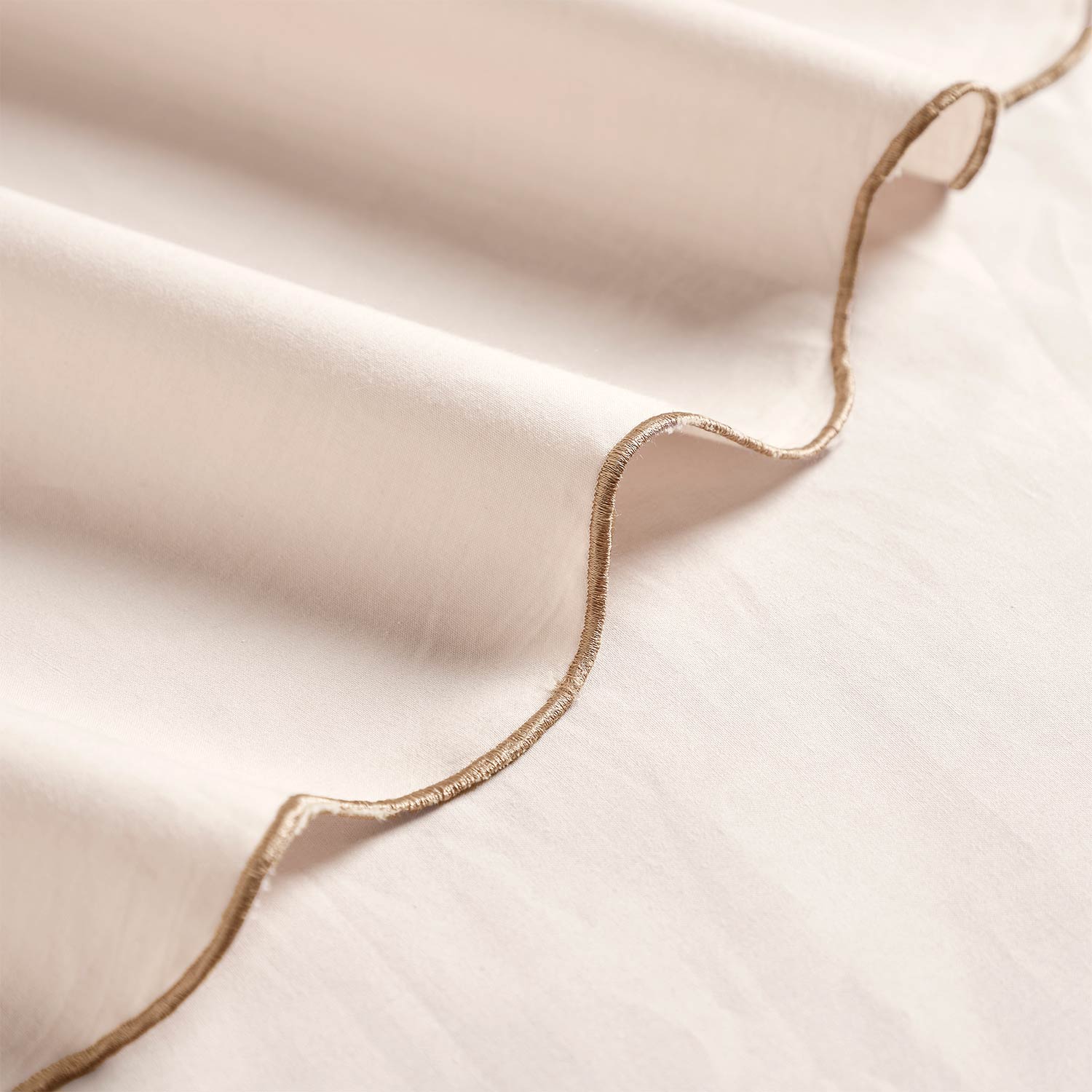 Camelia Cotton Percale Bedsheet Set - Cotton - Hand Woven - Ajaypee Carpets (Thumbnail 5)