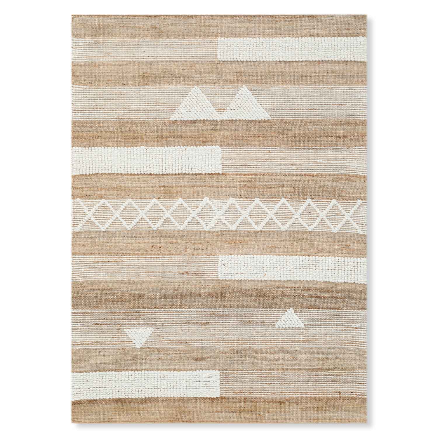 Cave Flat Weave Jute & Wool Dhurrie - Jute - Flatweave - Ajaypee Carpets (Thumbnail 2)