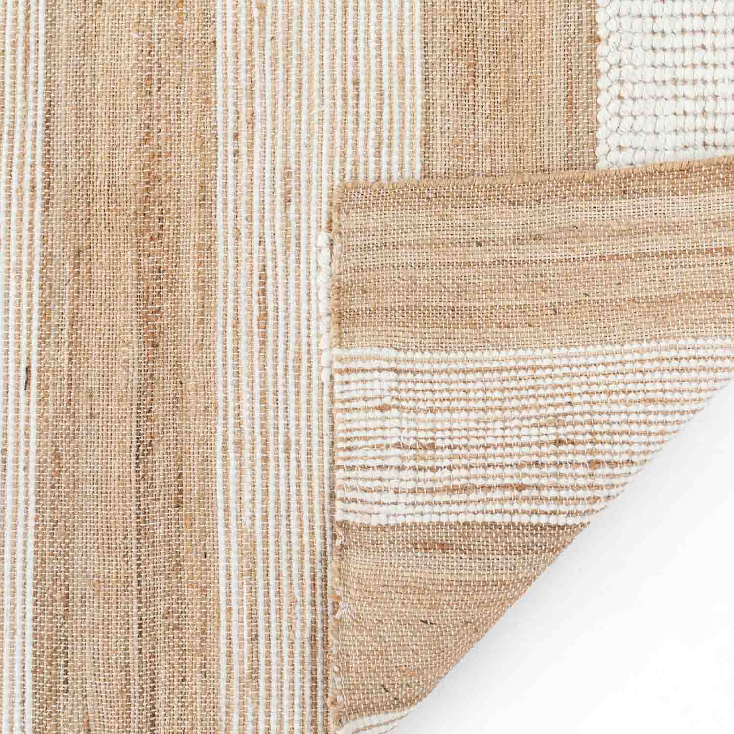 Cave Flat Weave Jute & Wool Dhurrie - Jute - Flatweave - Ajaypee Carpets (Thumbnail 7)