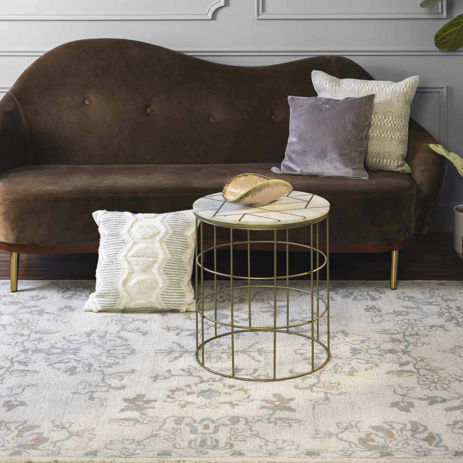 Chione Hand Tufted Polyester Rug – Cotton Hand Tufted handmade carpet by Ajaypee Carpets