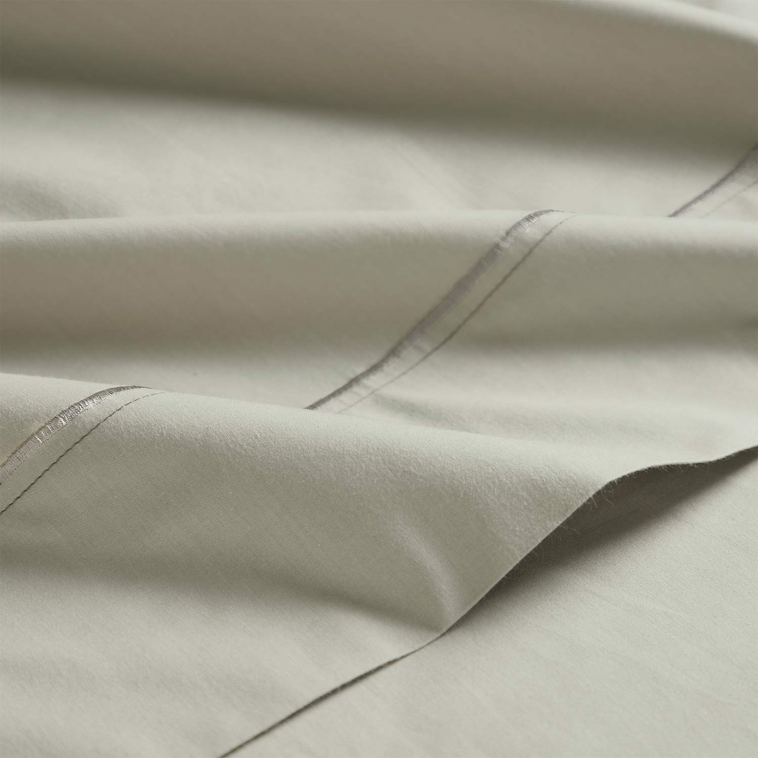Clair Cotton Percale Bedsheet Set - Cotton - Hand Woven - Ajaypee Carpets (Thumbnail 5)