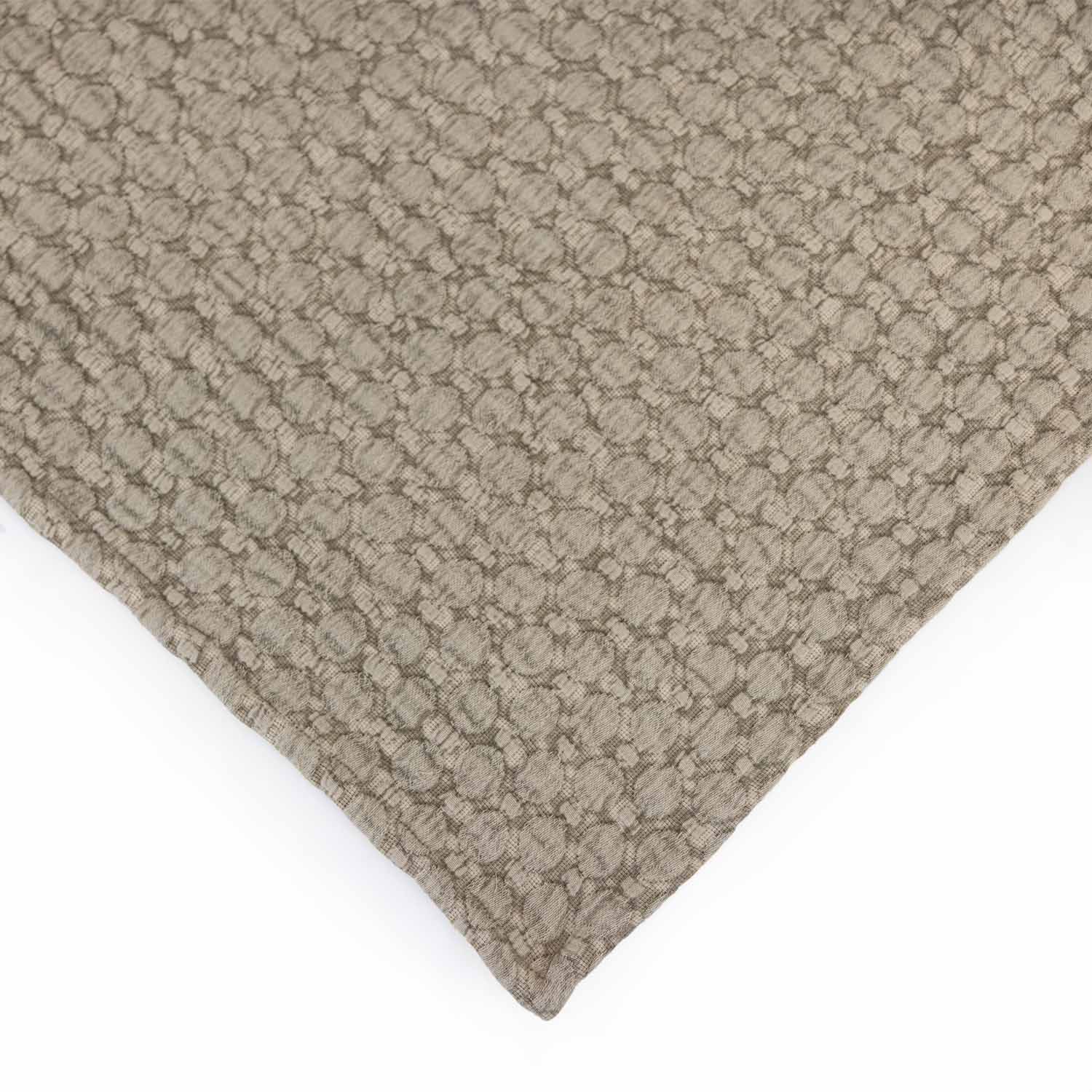 Chevron Cotton Jacquard Throw - Cotton - Hand Woven - Ajaypee Carpets (Thumbnail 5)