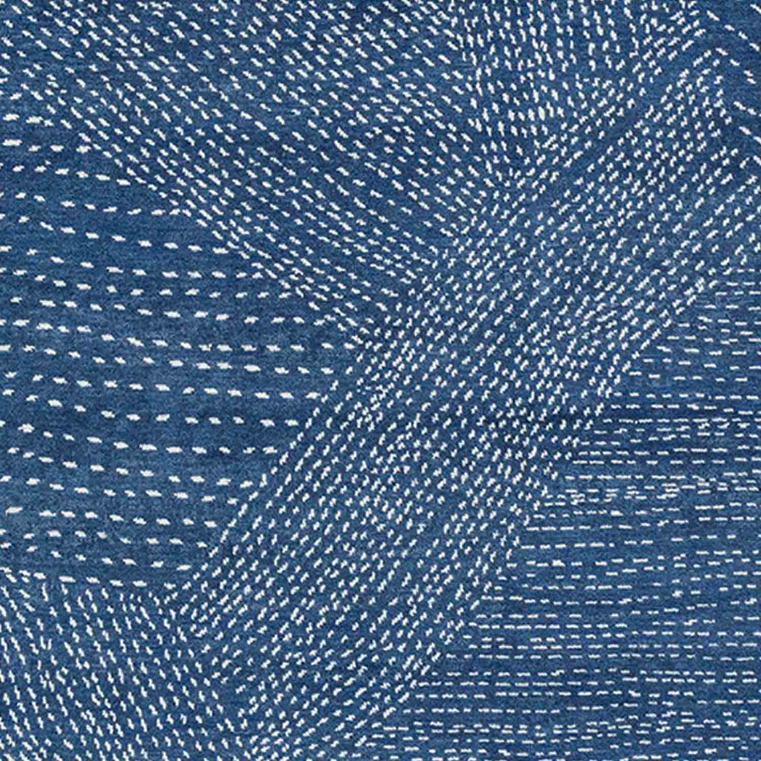 Firoza Hand Knotted Woollen Rug by Abraham & Thakore - Cotton - Hand Knotted - Ajaypee Carpets (Thumbnail 4)