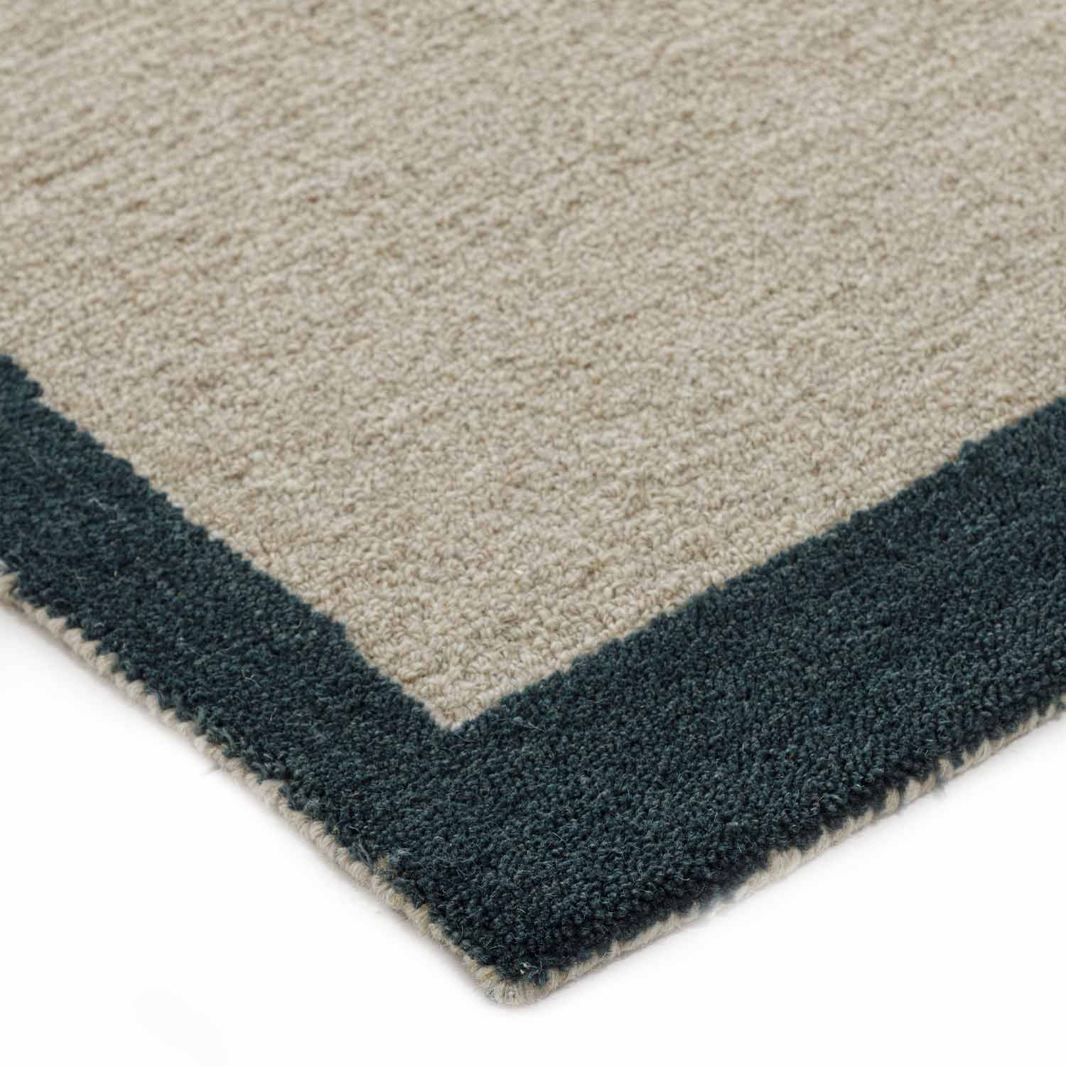 Flora Hand Tufted Woollen Rug - Cotton - Hand Tufted - Ajaypee Carpets (Thumbnail 3)