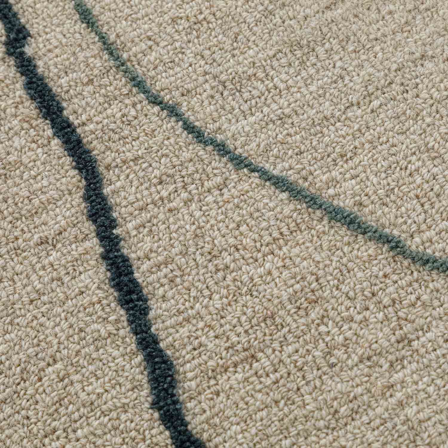 Flora Hand Tufted Woollen Rug - Cotton - Hand Tufted - Ajaypee Carpets (Thumbnail 4)