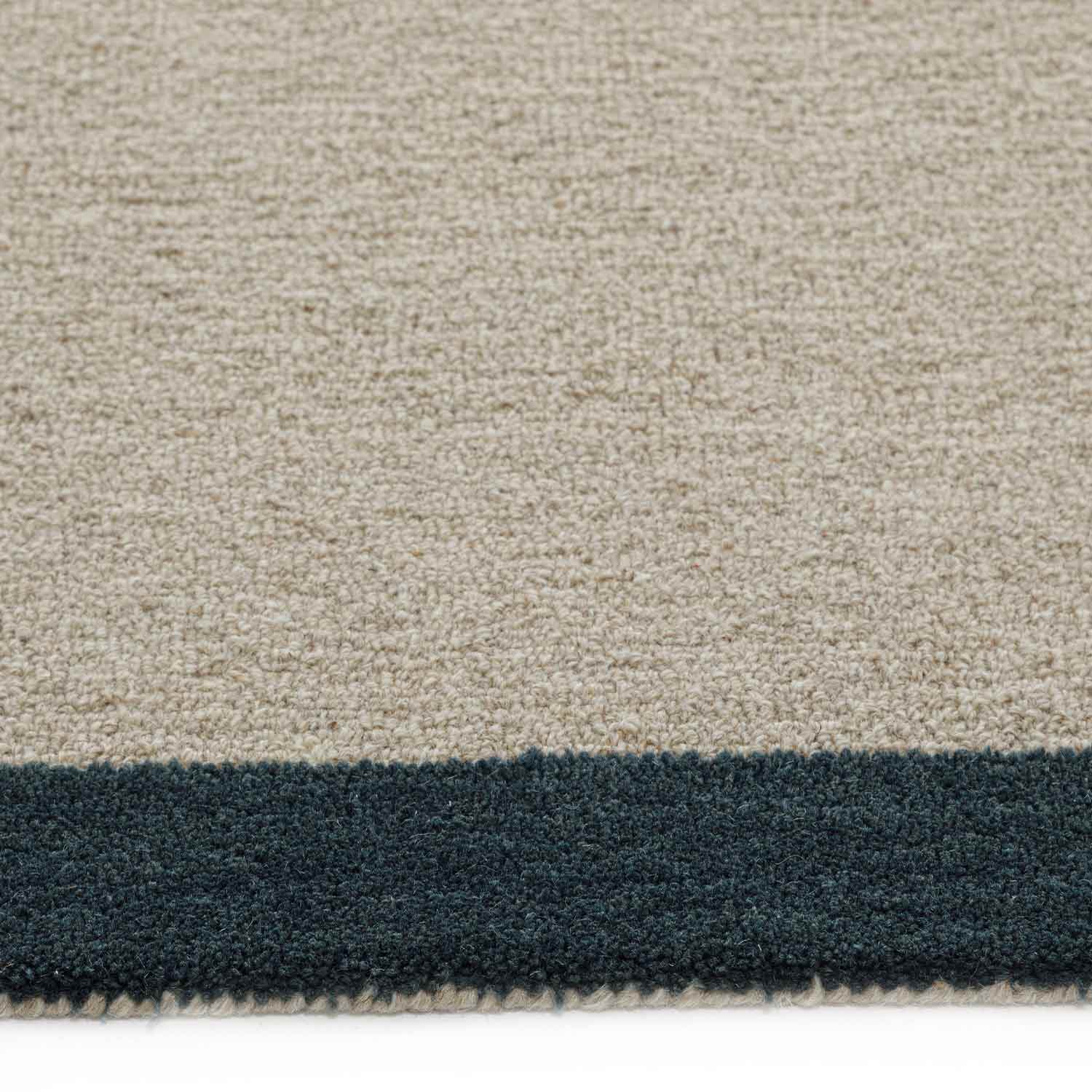 Flora Hand Tufted Woollen Rug - Cotton - Hand Tufted - Ajaypee Carpets (Thumbnail 5)