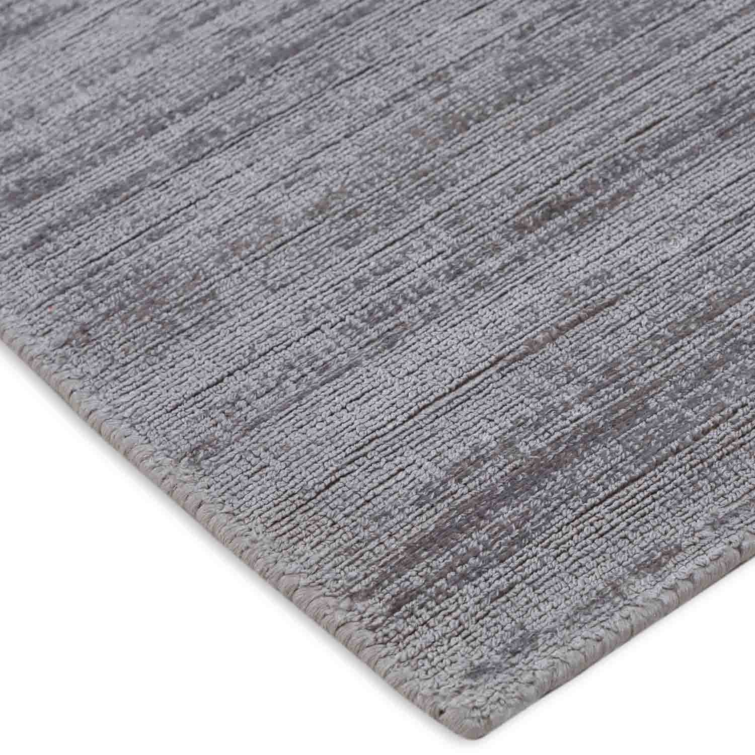 Flux Loom Knotted Banana Silk Rug - Cotton - Hand Tufted - Ajaypee Carpets (Thumbnail 4)